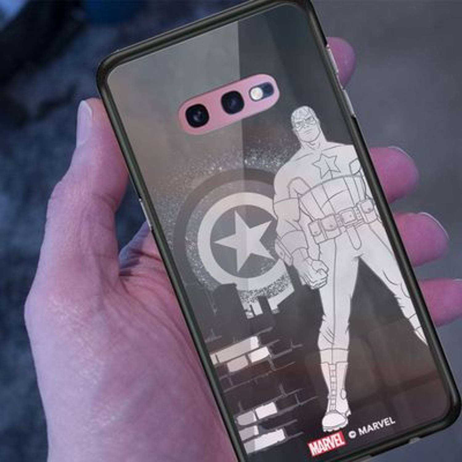 Marvel Captain America Soldier Samsung S10 e Cover Marvel Captain America Soldier Samsung S10 e Cover