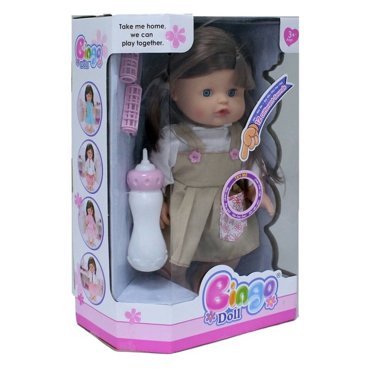 Bingo 51H88 Doll LILY With 12 Different Sounds/8 Colors Bingo 51H88 Doll LILY With 12 Different Sounds/8 Colors