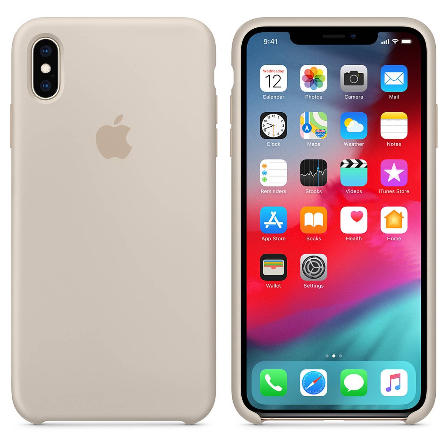 Apple Silicone Case Stone For iPhone XS Max Apple Silicone Case Stone For iPhone XS Max