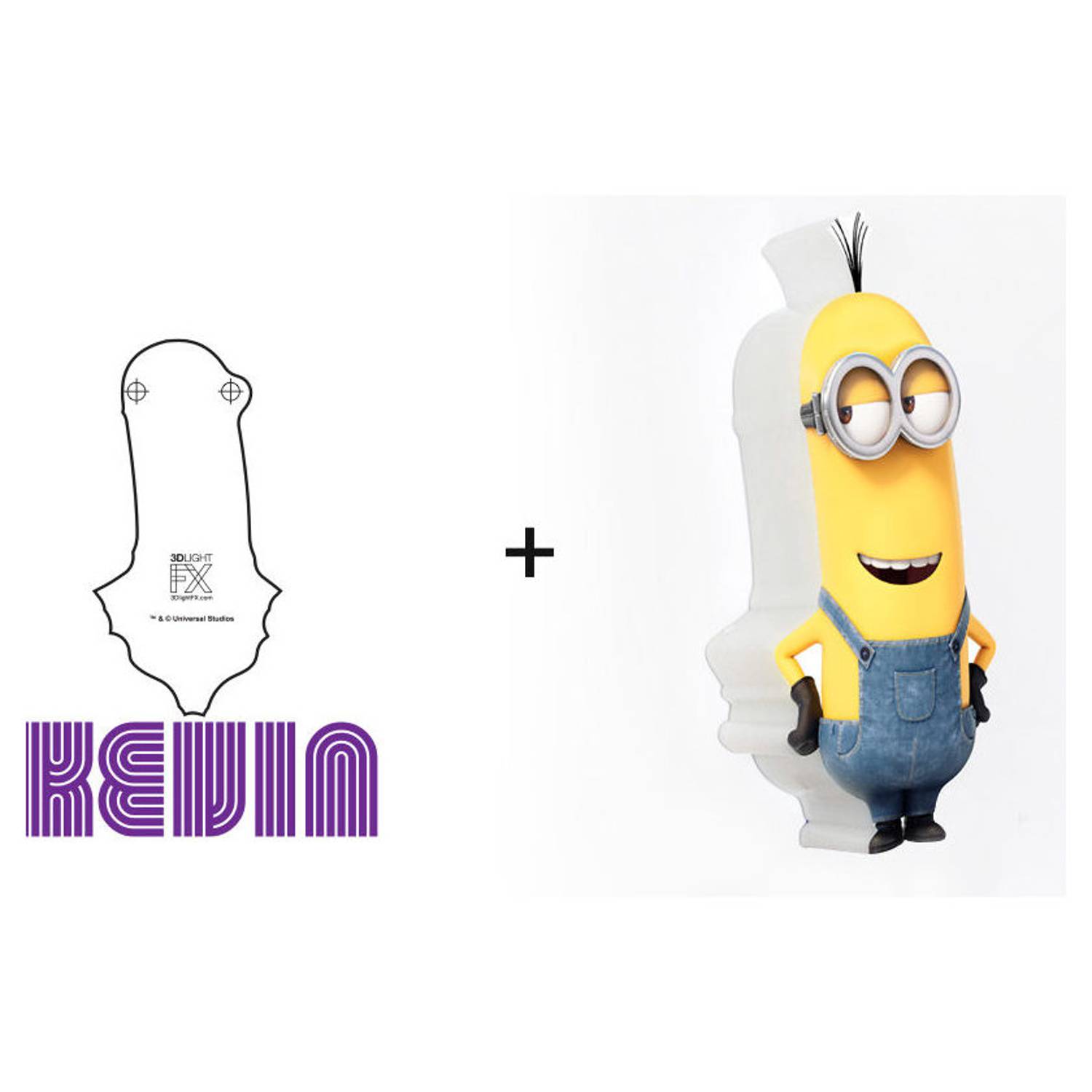 3DLightFX 70001 Mini Kevin 3D Deco Light 3DLightFX 70001 Mini Kevin 3D Deco Light