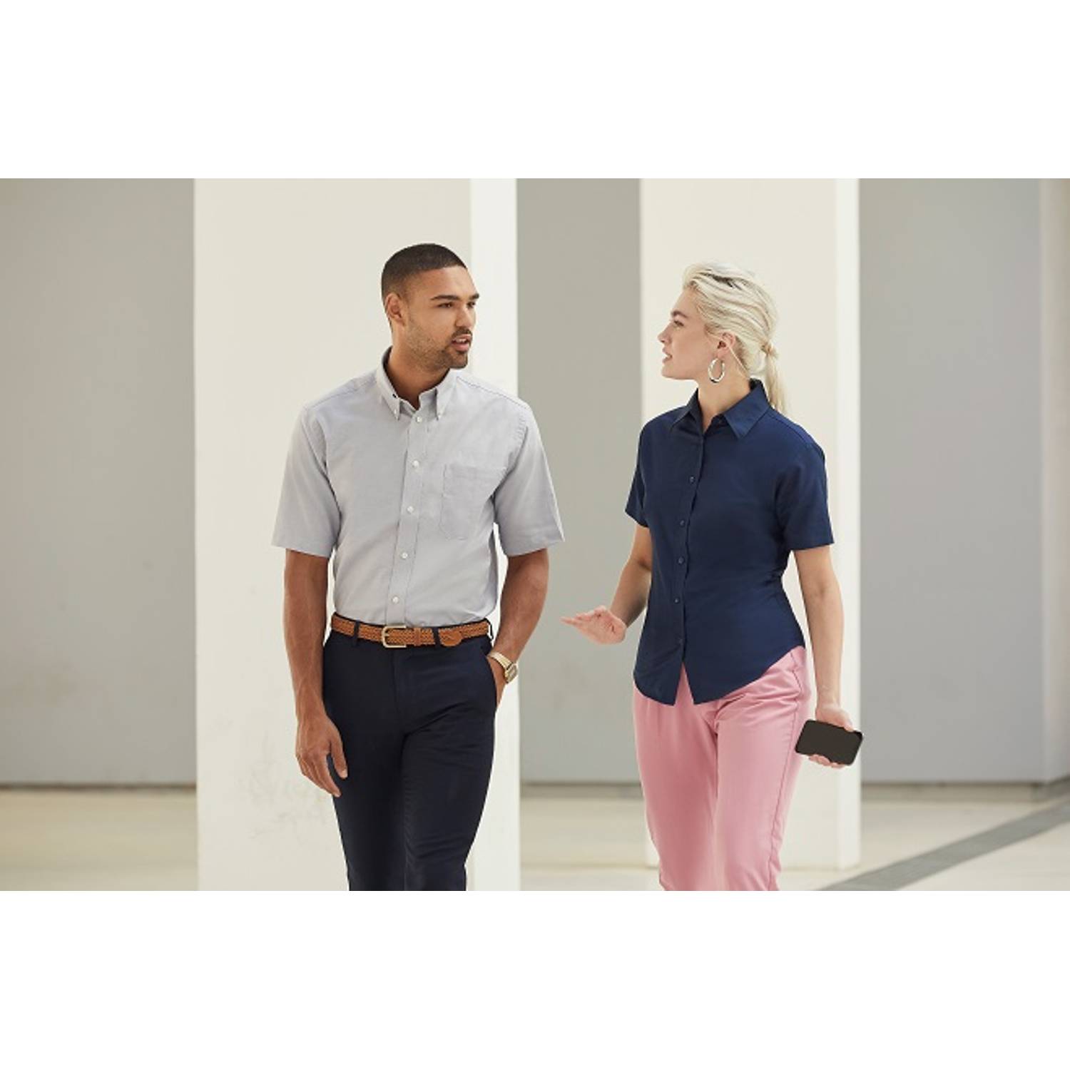 Fruit Of The Loom Oxford Shirt Short Sleeve Navy Large Fruit Of The Loom Oxford Shirt Short Sleeve Navy Large