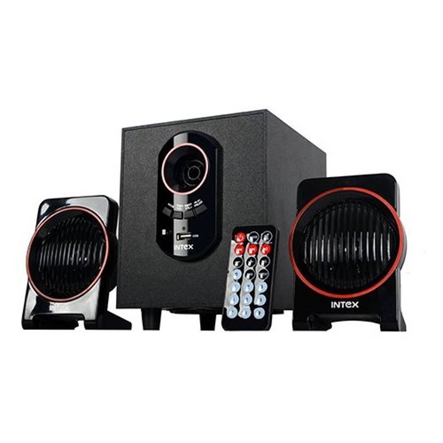 Intex IT1600U Computer Speaker 2.1Ch Black Intex IT1600U Computer Speaker 2.1Ch Black