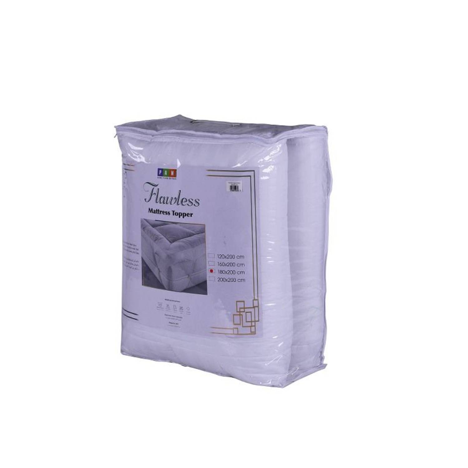 Flawless Mattress Protector 120x200cm White Flawless Mattress Protector 120x200cm White