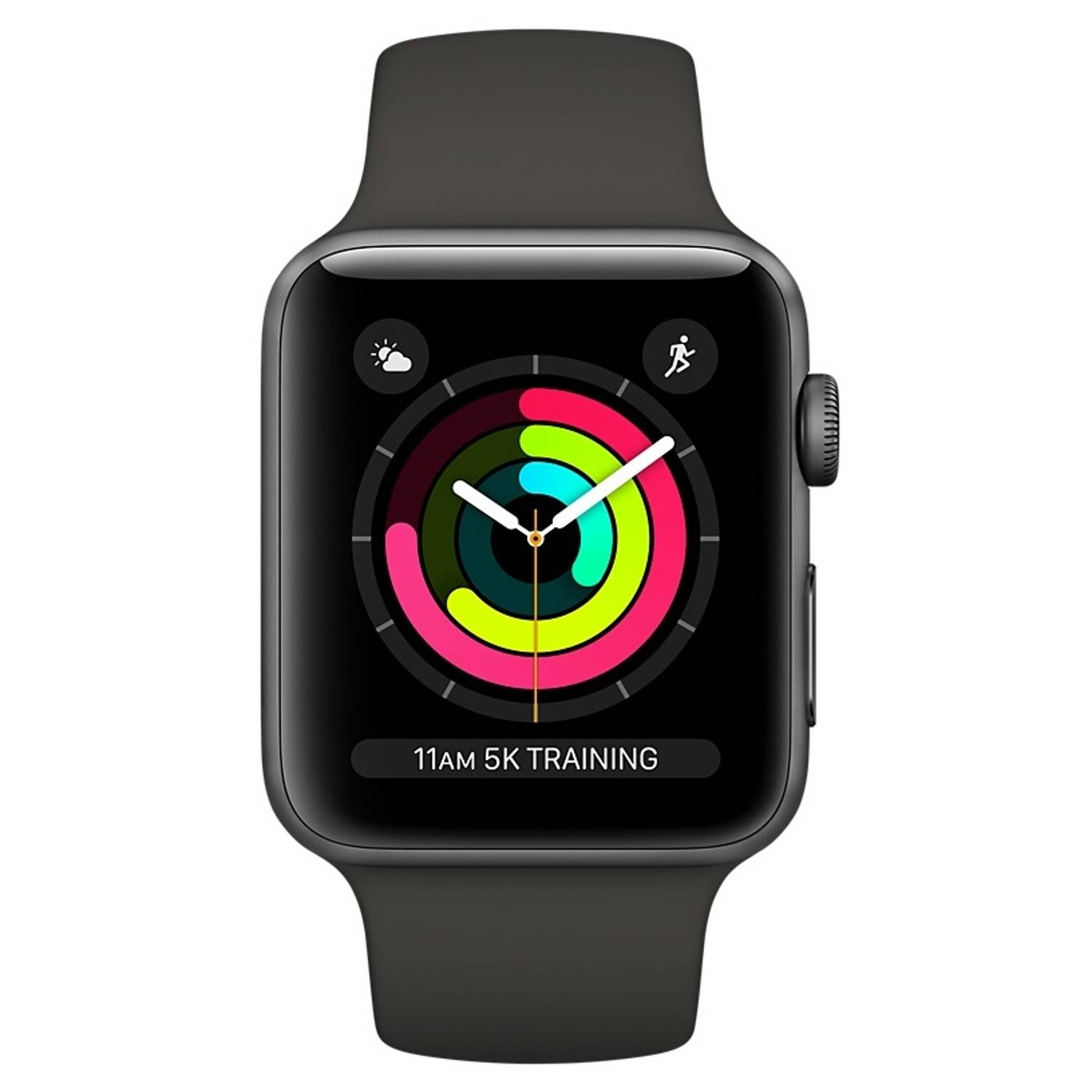 Apple Watch Series 3 GPS - 42mm Space Grey Aluminium Case with Grey Sport Band Apple Watch Series 3 GPS - 42mm Space Grey Aluminium Case with Grey Sport Band