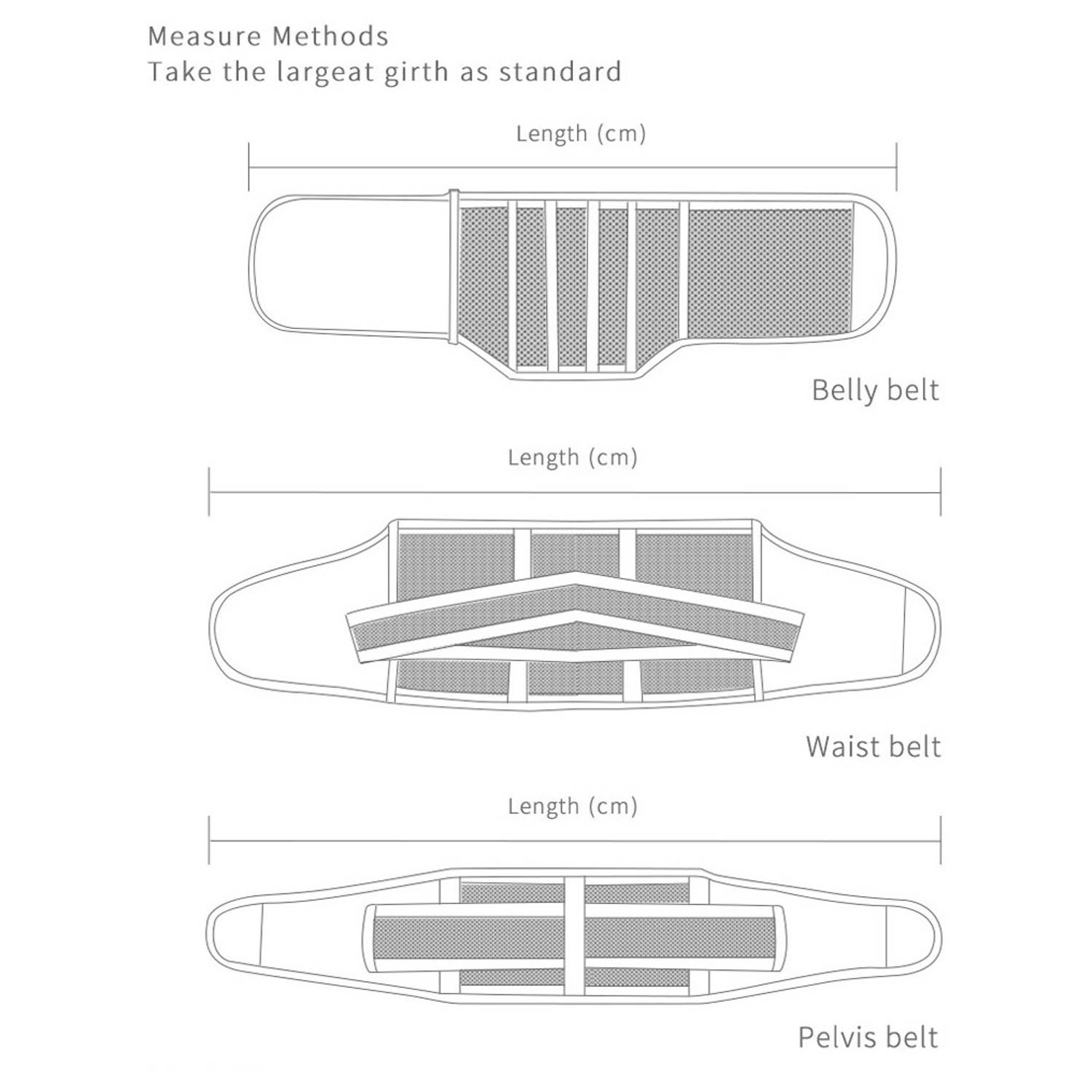 Sunveno 3 IN 1 Adjustable Maternity Belt L Sunveno 3 IN 1 Adjustable Maternity Belt L