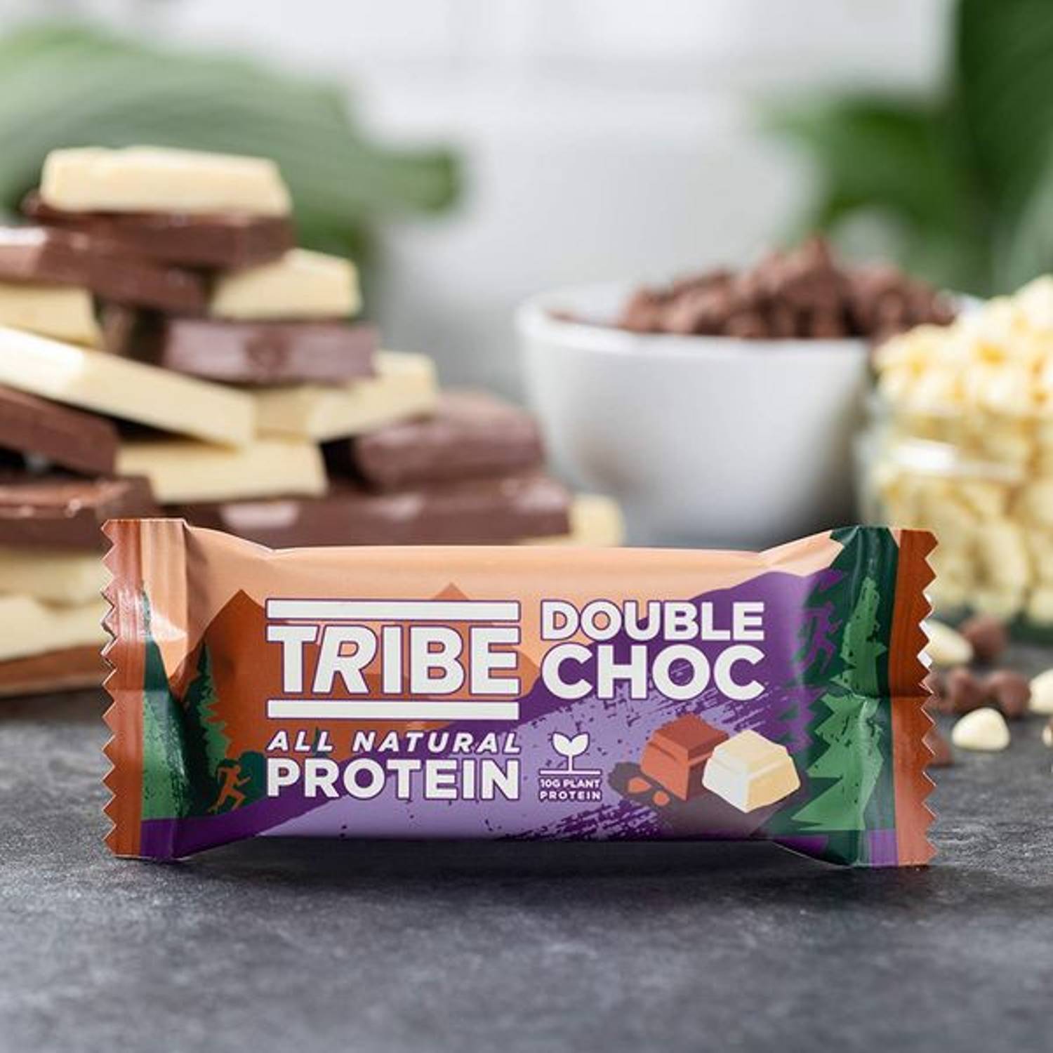 Tribe Double Chocolate Flavour 50g Pack of 16 Tribe Double Chocolate Flavour 50g Pack of 16
