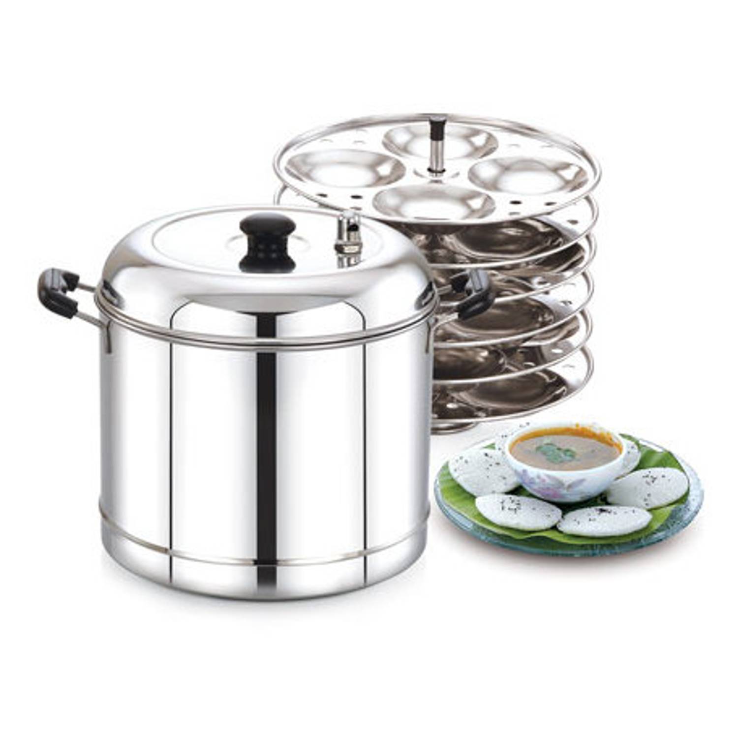 Royalford Stainless Steel Modern Idly Cooker (24pcs idly Capacity) Royalford Stainless Steel Modern Idly Cooker (24pcs idly Capacity)