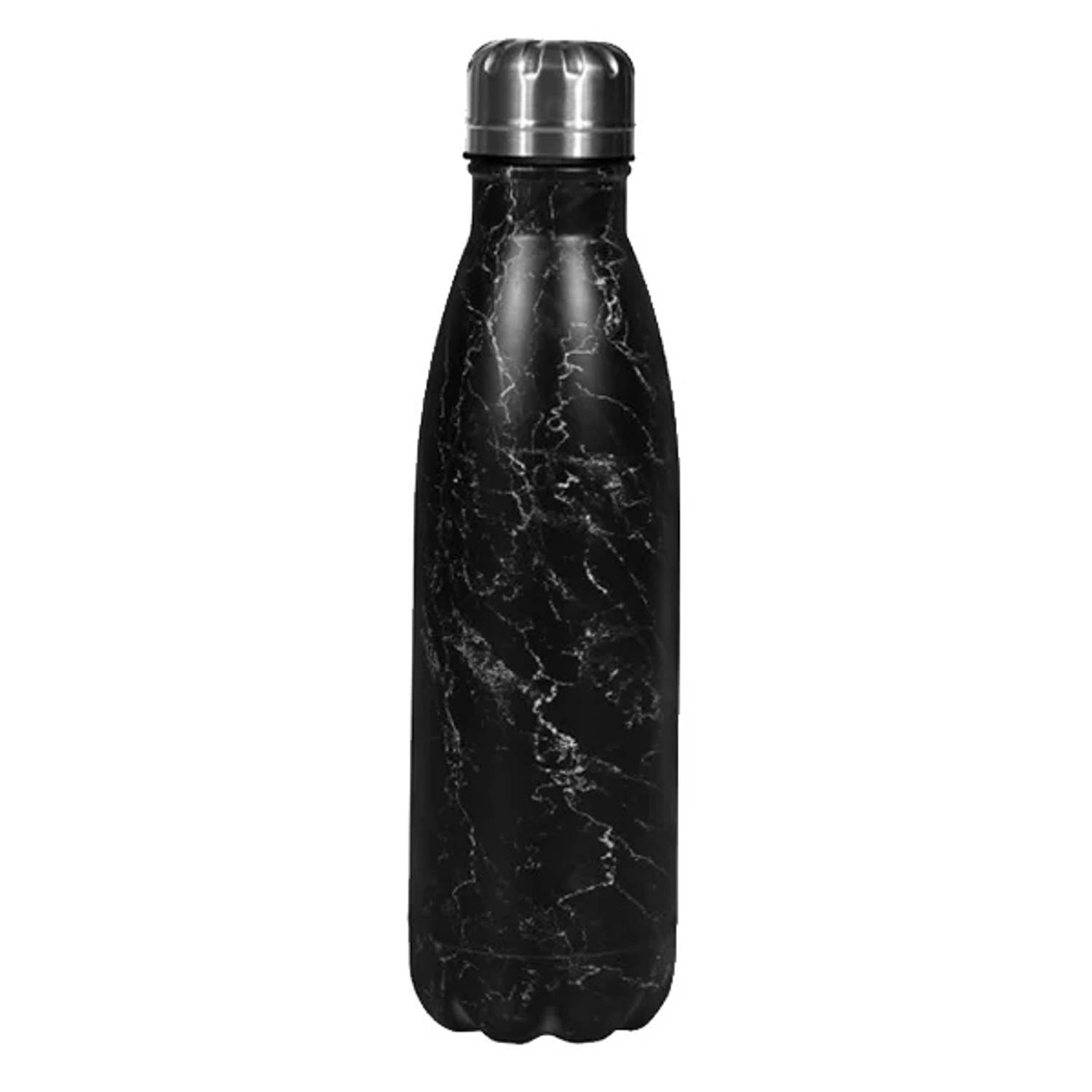 RoyalFord Stainless Steel Marble Design Vacuum Bottle Black 500ml RoyalFord Stainless Steel Marble Design Vacuum Bottle Black 500ml