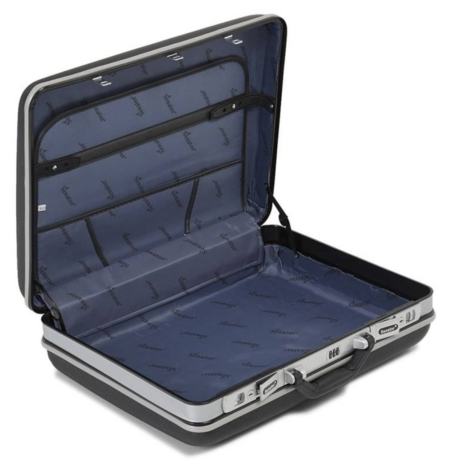 Senator ABS Attache Bag Black 3Pc Set KH5703BLK Senator ABS Attache Bag Black 3Pc Set KH5703BLK