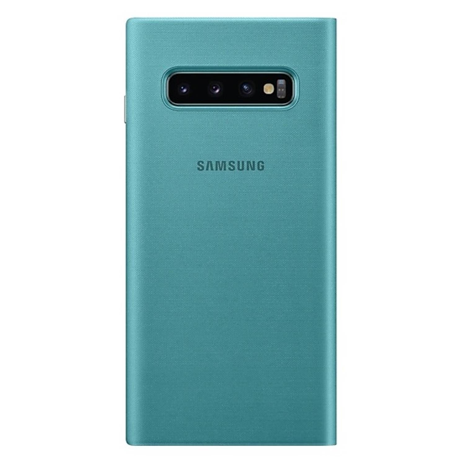 Samsung LED View Flip Cover Green For Galaxy S10 Samsung LED View Flip Cover Green For Galaxy S10