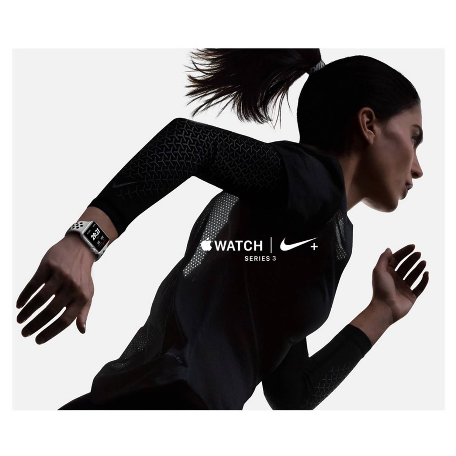 Apple Watch Nike+ Series 3 GPS - 38mm Space Grey Aluminium Case with Anthracite/Black Nike Sport Band Apple Watch Nike+ Series 3 GPS - 38mm Space Grey Aluminium Case with Anthracite/Black Nike Sport Band