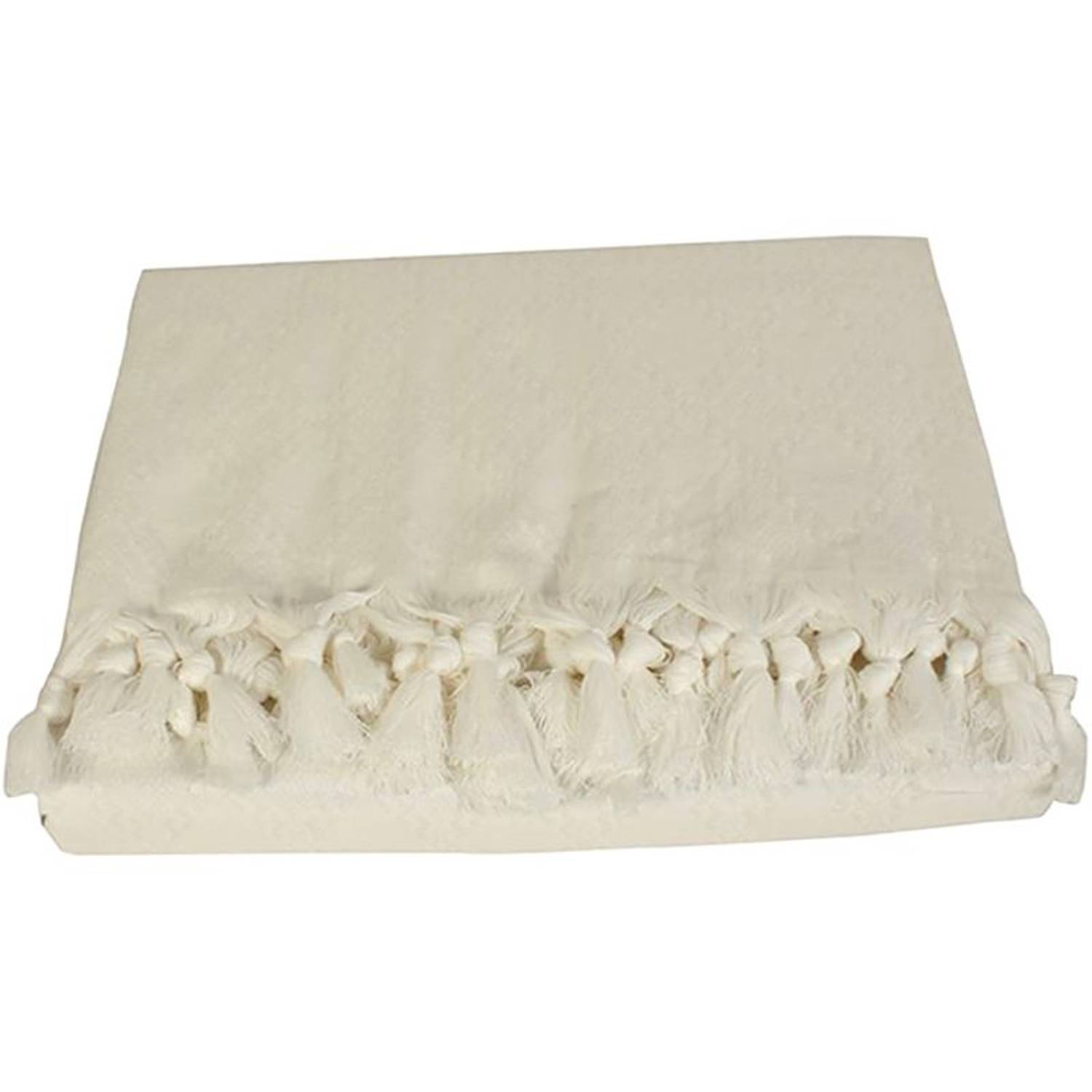 3 Piece Balera Pique Set Cotton Cream Single Bedding Set 3 Piece Balera Pique Set Cotton Cream Single Bedding Set