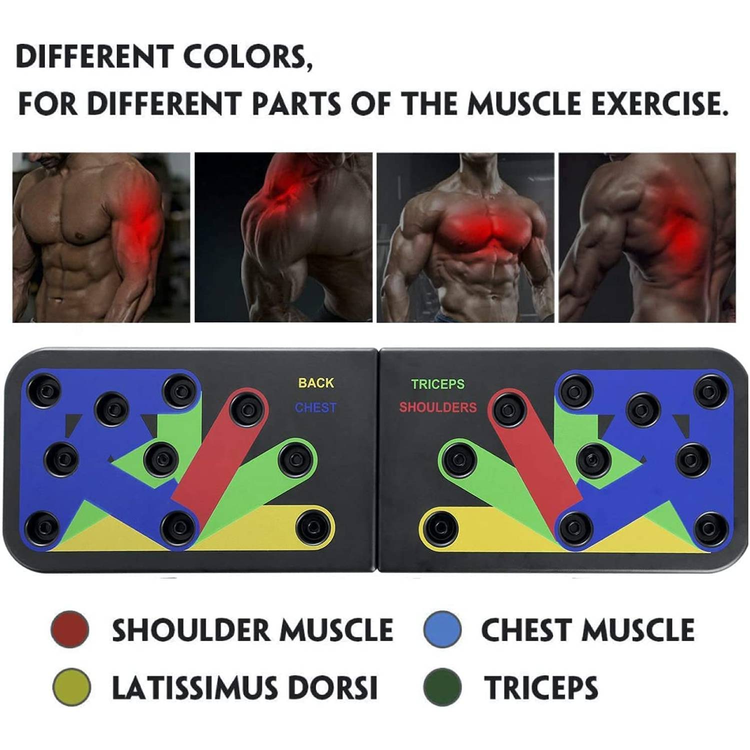 ULTIMAX- Push Up Rack Board Muscle Board 12 in 1 Multifunctional Foldable Fitness Board Rack with Handle Used for Body Muscle Training Fitness Home or Outdoor Sports ULTIMAX- Push Up Rack Board Muscle Board 12 in 1 Multifunctional Foldable Fitness Board Rack with Handle Used for Body Muscle Training Fitness Home or Outdoor Sports