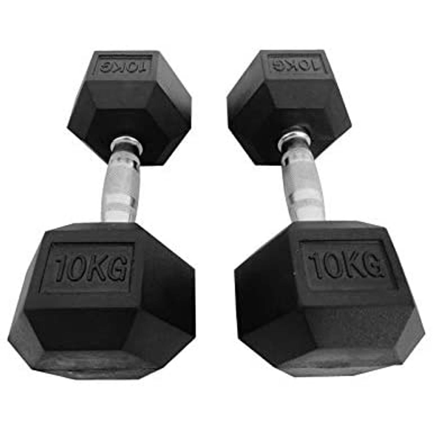 Miracle Fitness 10kg Hex Dumbbell - 2 Pieces Miracle Fitness 10kg Hex Dumbbell - 2 Pieces