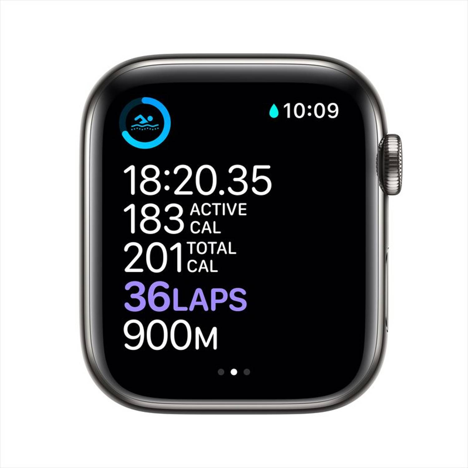 Apple Watch Series 6 GPS+Cellular 44mm Graphite Stainless Steel Case with Graphite Milanese Loop Apple Watch Series 6 GPS+Cellular 44mm Graphite Stainless Steel Case with Graphite Milanese Loop