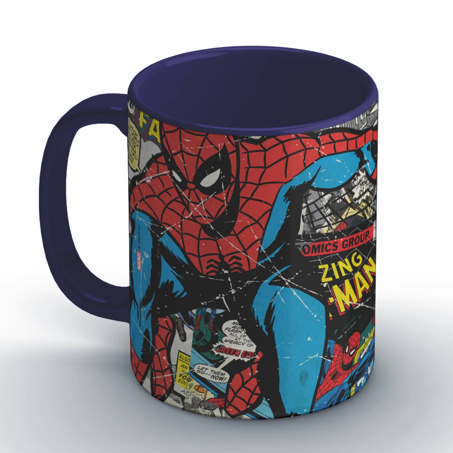 Marvel Comic Spider Man Coffee Mug White Marvel Comic Spider Man Coffee Mug White