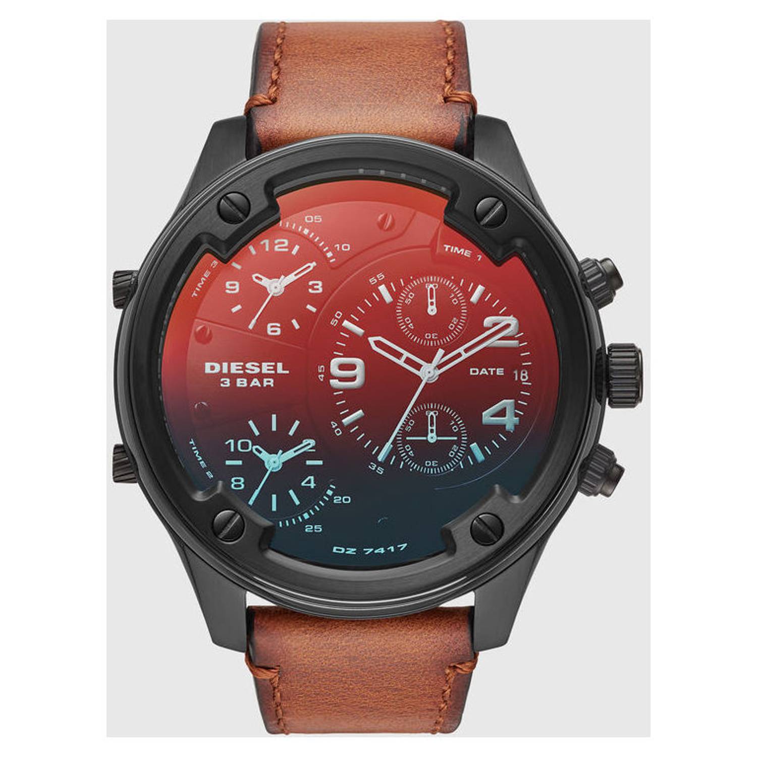 Diesel DZ7417 Chronograph Brown Leather Mens Watch Diesel DZ7417 Chronograph Brown Leather Mens Watch