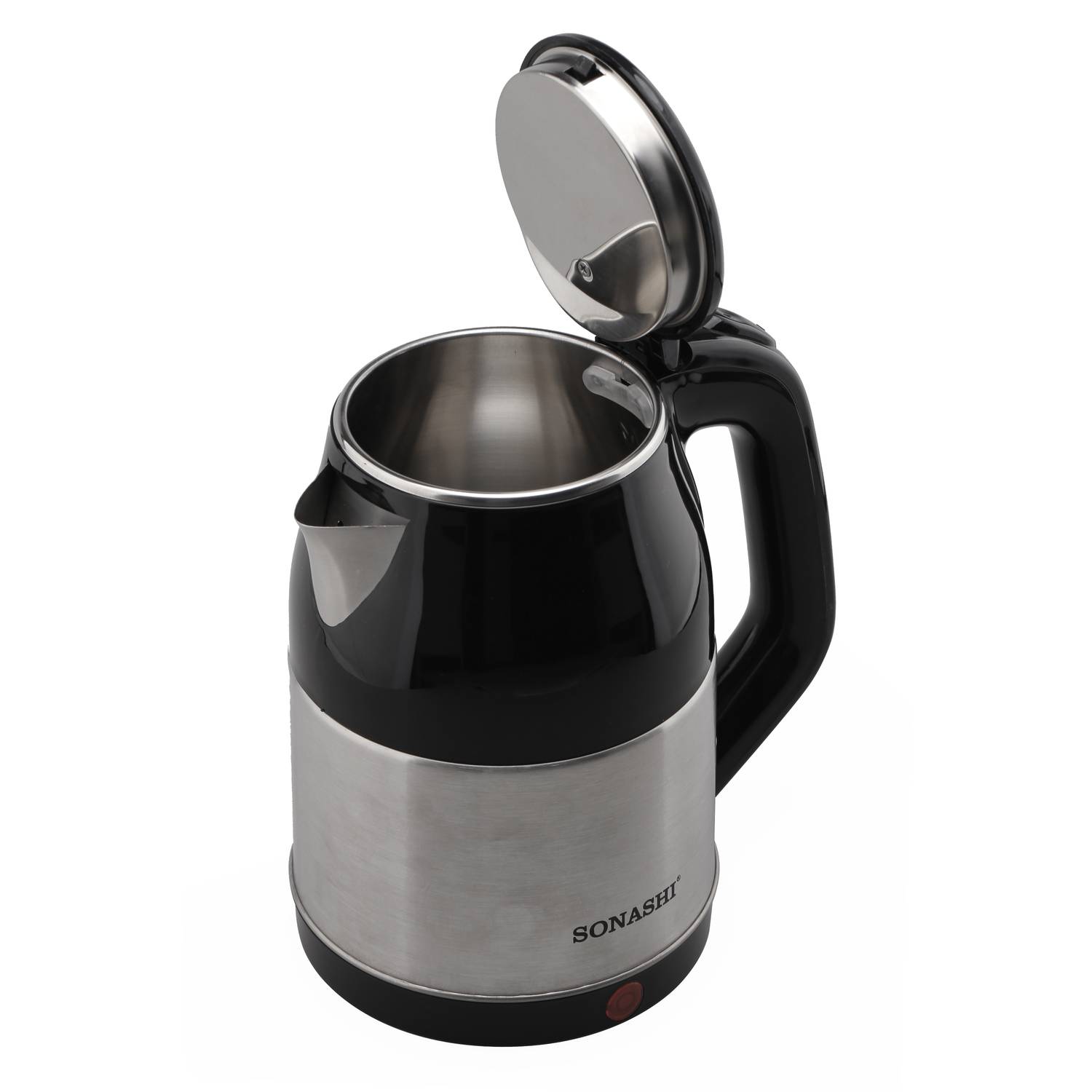 Sonashi 1500w 1.8l Cordless Kettle (black-silver) Skt-1811 Sonashi 1500w 1.8l Cordless Kettle (black-silver) Skt-1811