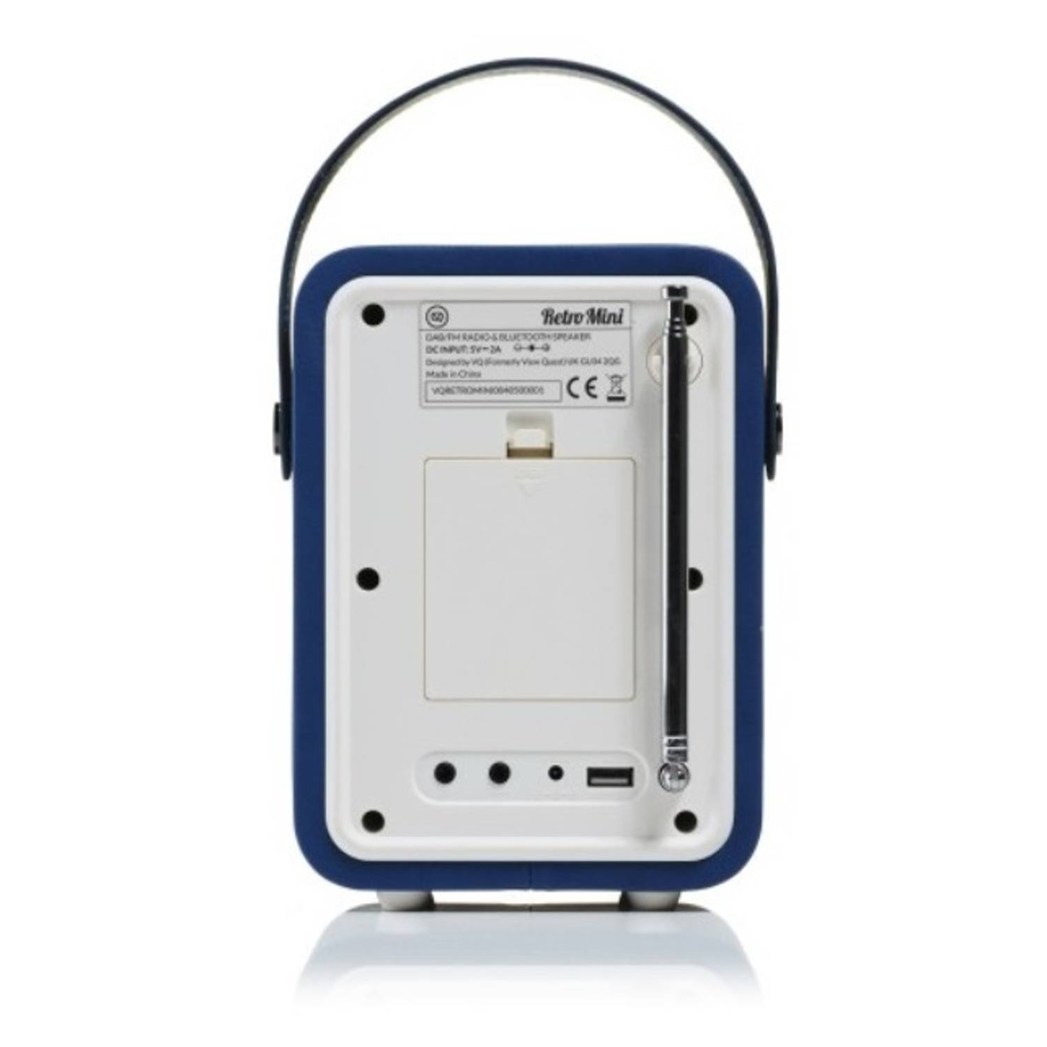 Viewquest Retro Mini Radio Navy Blue Viewquest Retro Mini Radio Navy Blue