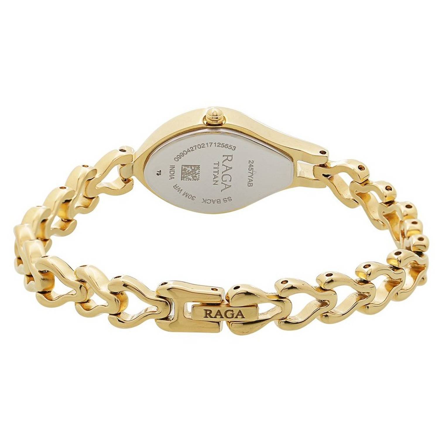 Titan 2457YM02 Champagne Dial Analog Watch for Women Titan 2457YM02 Champagne Dial Analog Watch for Women