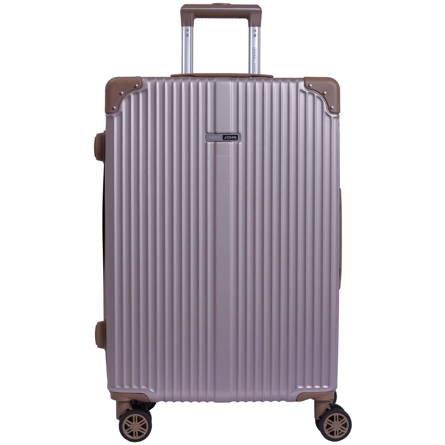Para John 4 Wheels Luggage Travel Trolley Set 3pcs(20+24+28 Inches) Rose Gold Para John 4 Wheels Luggage Travel Trolley Set 3pcs(20+24+28 Inches) Rose Gold