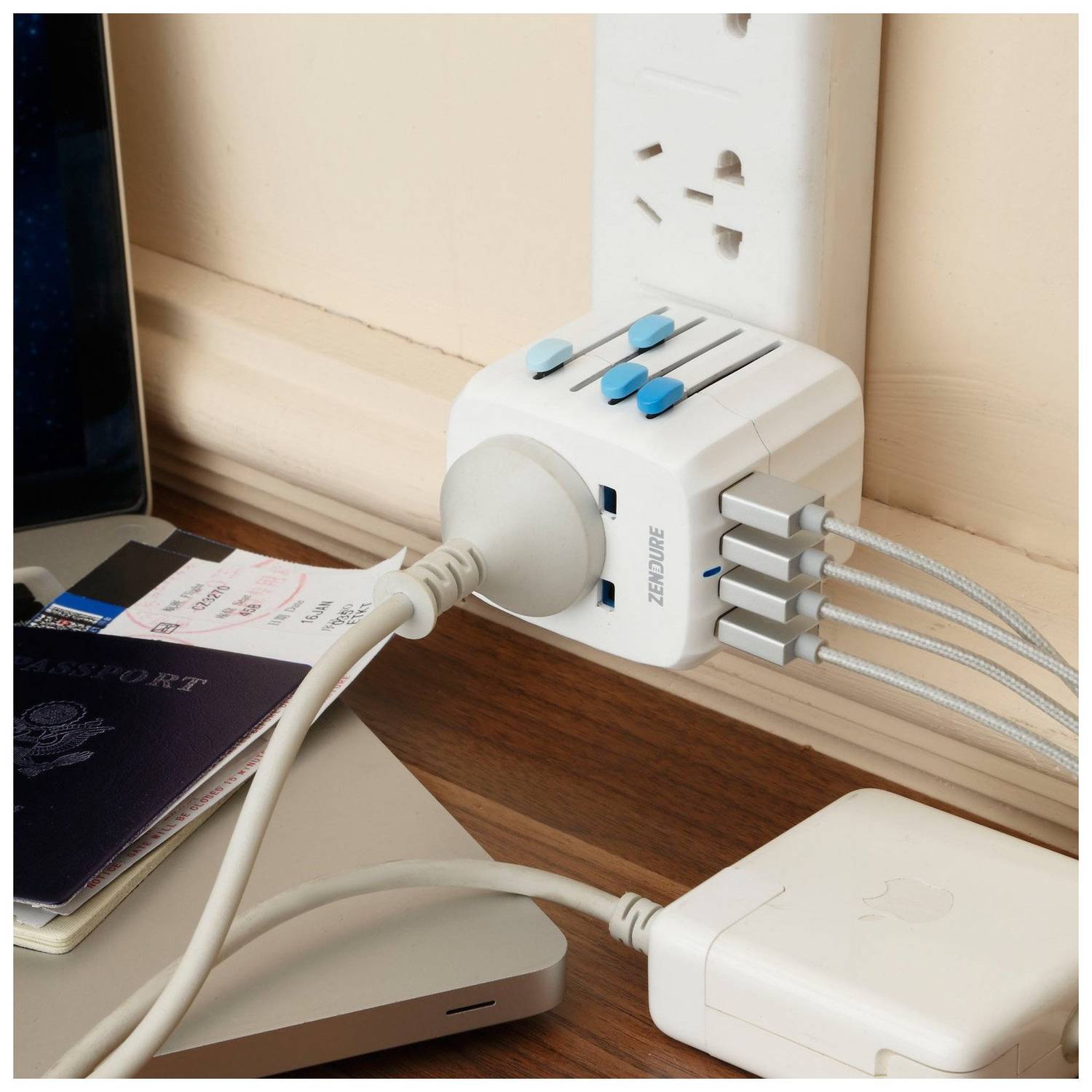 Zendure Universal Wall Charger White - ZDPPAWT Zendure Universal Wall Charger White - ZDPPAWT