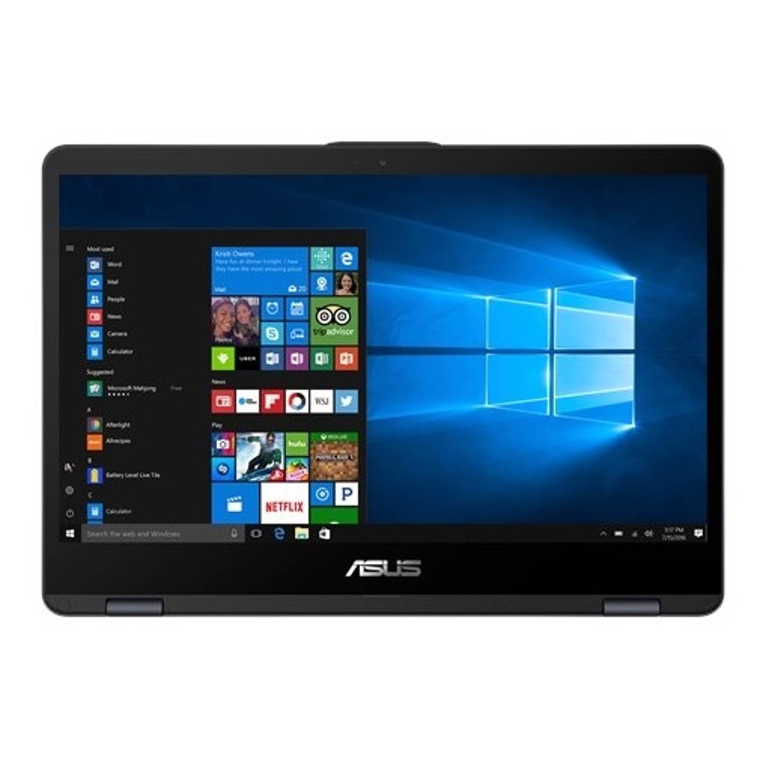 Asus VivoBook Flip 14 TP410UF-EC073T Laptop - Core i7 1.8GHz 16GB 1TB+256GB 2GB 14inch FHD Star Grey Asus VivoBook Flip 14 TP410UF-EC073T Laptop - Core i7 1.8GHz 16GB 1TB+256GB 2GB 14inch FHD Star Grey