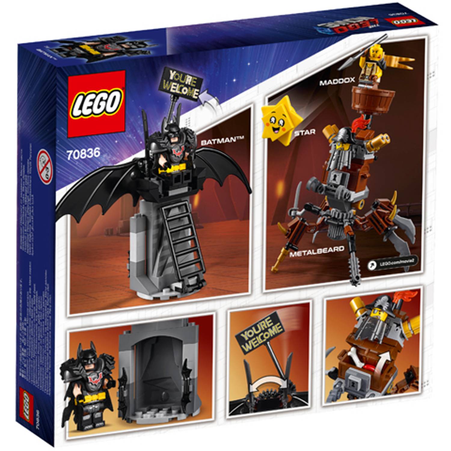 LEGO 70836 Battle-Ready Batman and MetalBeard Toy LEGO 70836 Battle-Ready Batman and MetalBeard Toy