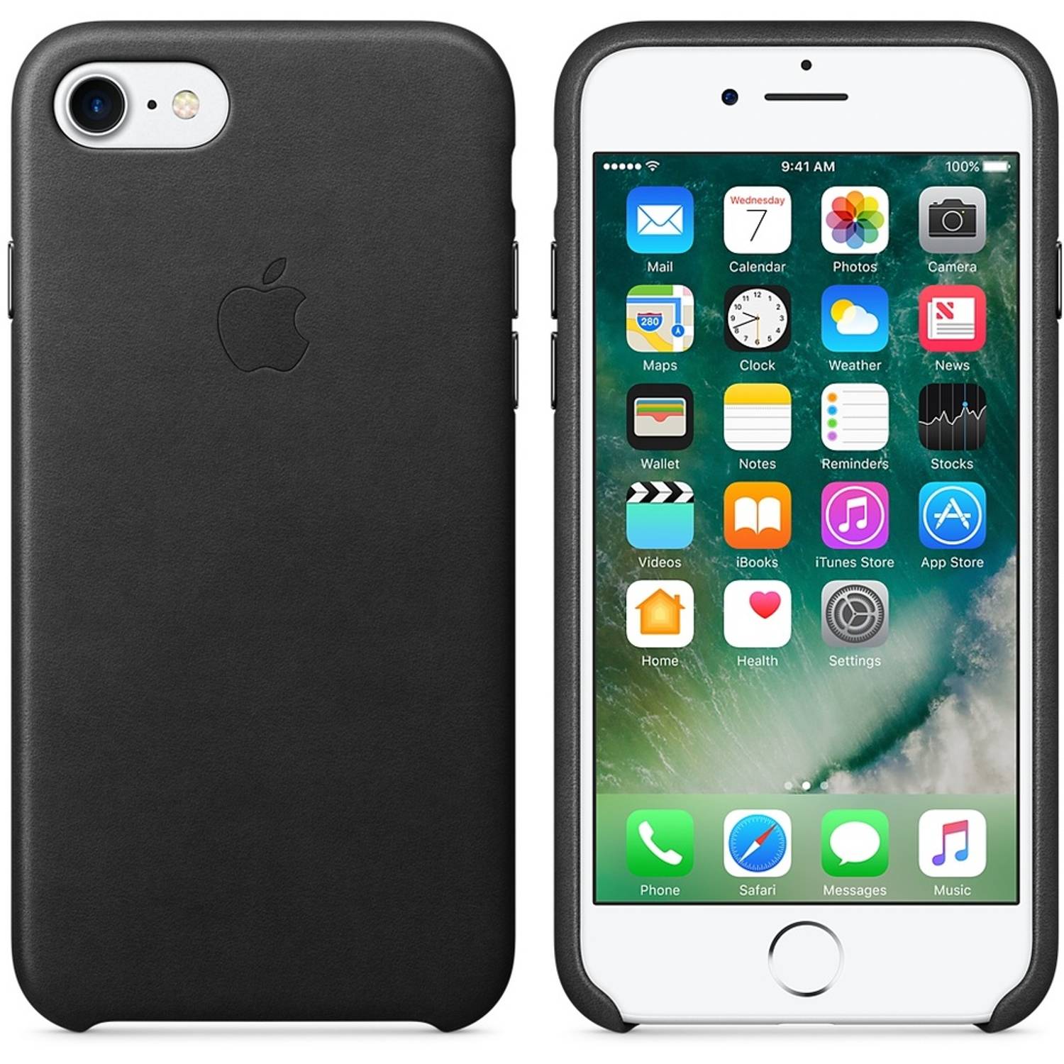 Apple MMY52ZM/A iphone 7 Leather Case Black Apple MMY52ZM/A iphone 7 Leather Case Black