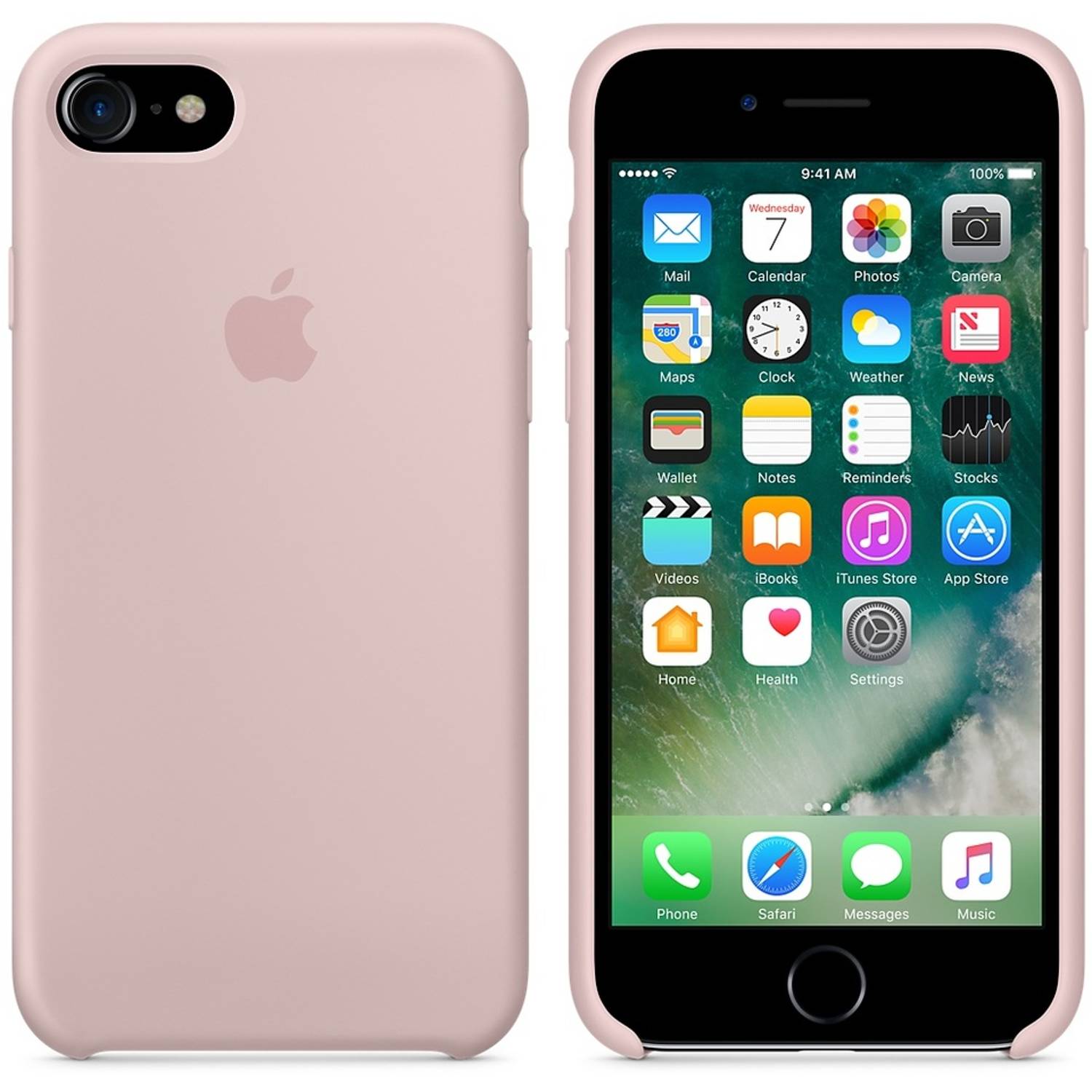 Apple MMX12ZM/A iphone 7 Silicone Case Pink Sand Apple MMX12ZM/A iphone 7 Silicone Case Pink Sand