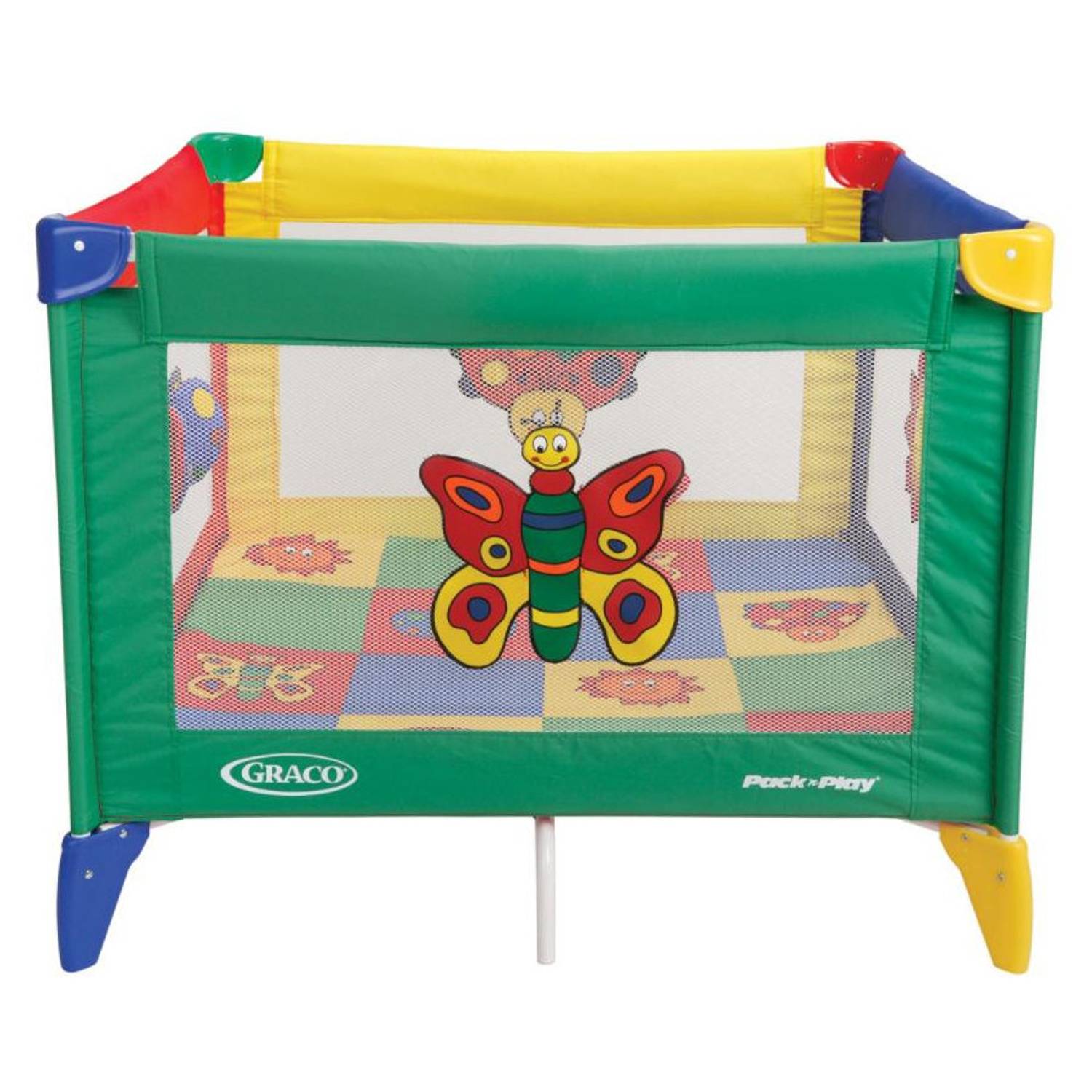 Graco Pack N Play Square Bugs Quilt Travel Cot Graco Pack N Play Square Bugs Quilt Travel Cot
