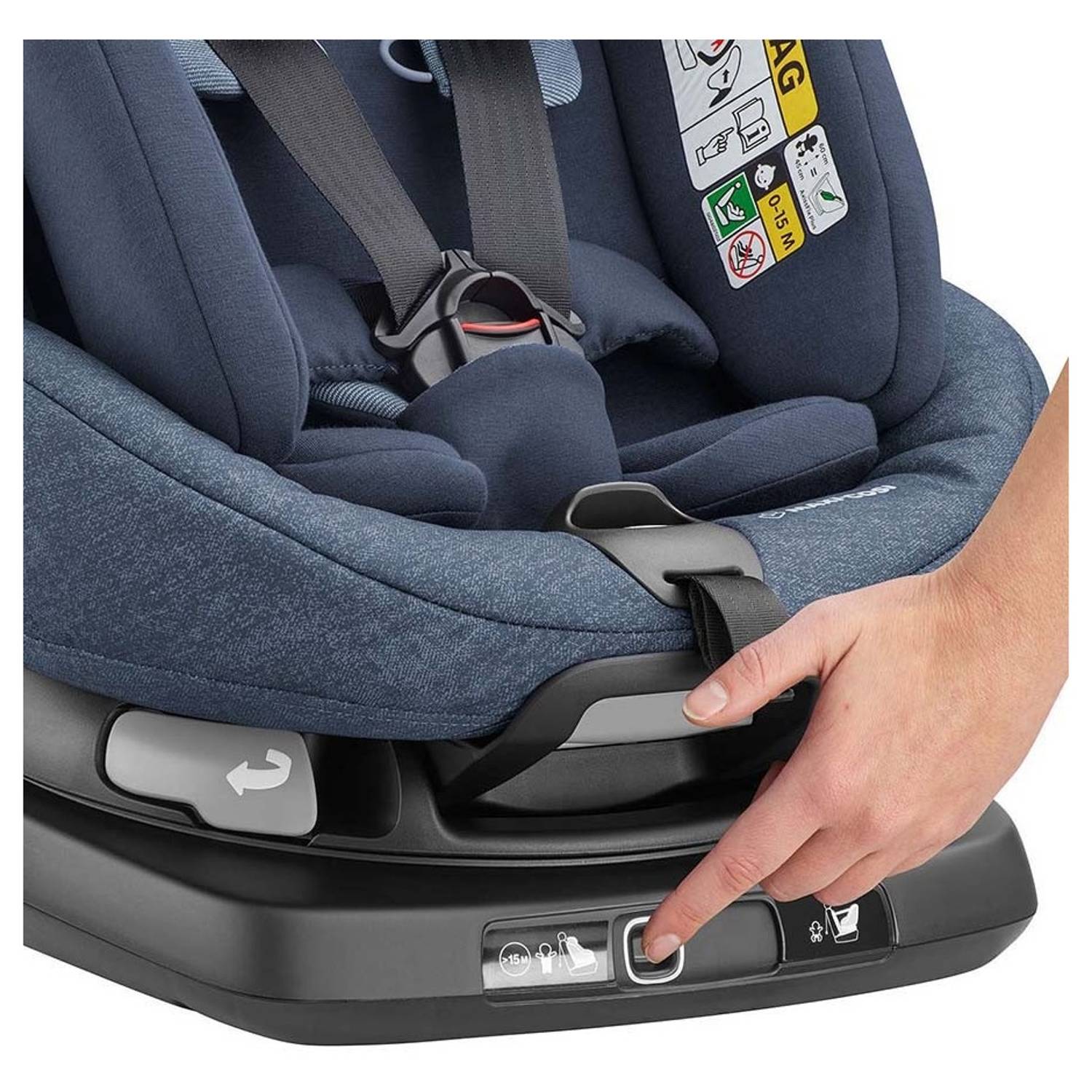 Maxi Cosi Axissfix Plus Car Seat Nomad Blue Maxi Cosi Axissfix Plus Car Seat Nomad Blue