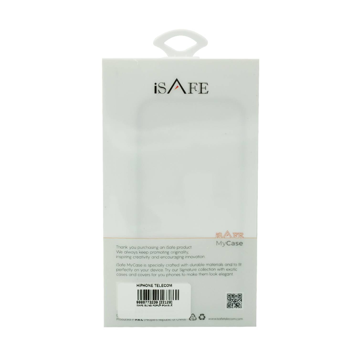 Isafe Bling Pop Up Hard Cover For iPhone 14 Black Isafe Bling Pop Up Hard Cover For iPhone 14 Black