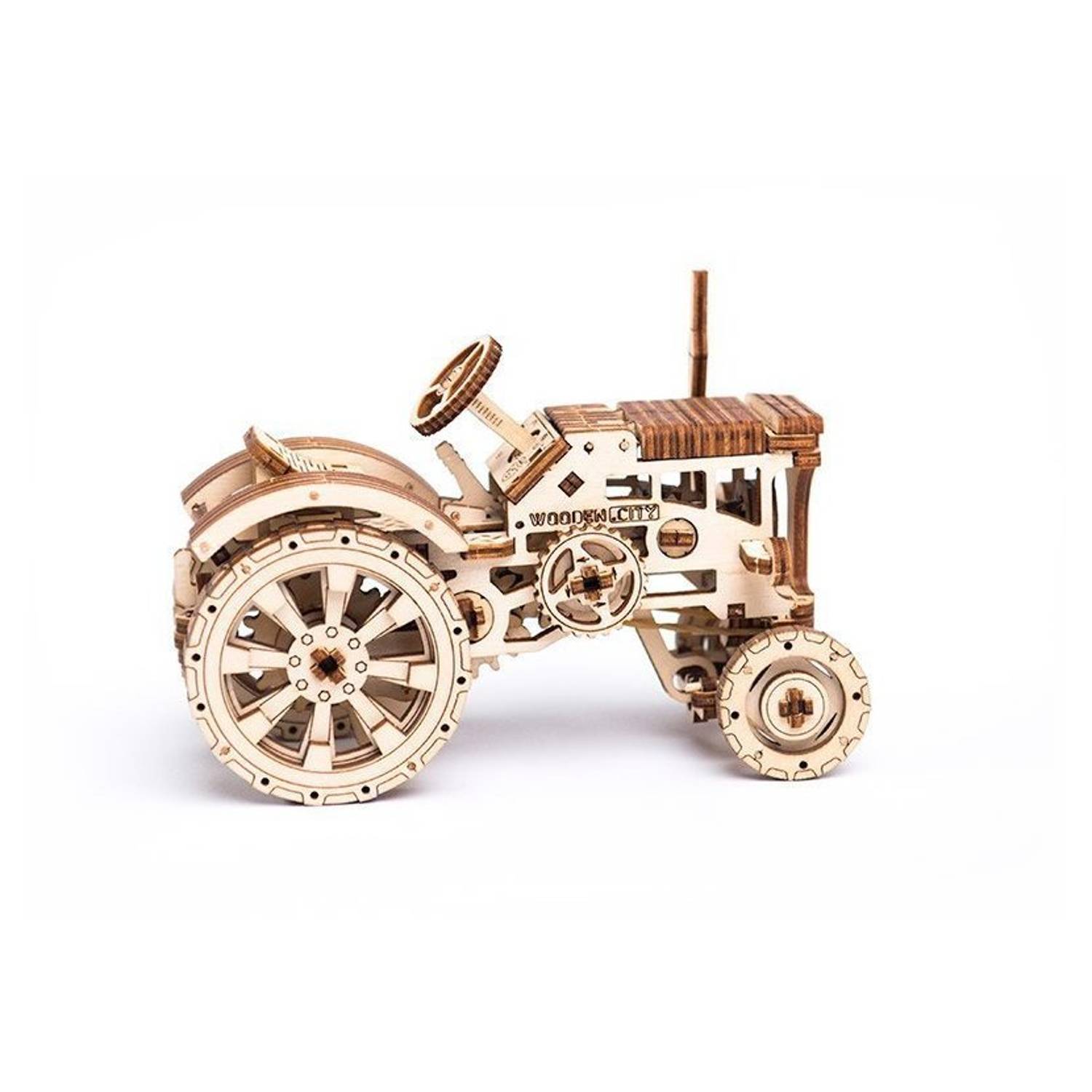 Wooden City 3D Wooden Tractor Model Wooden City 3D Wooden Tractor Model