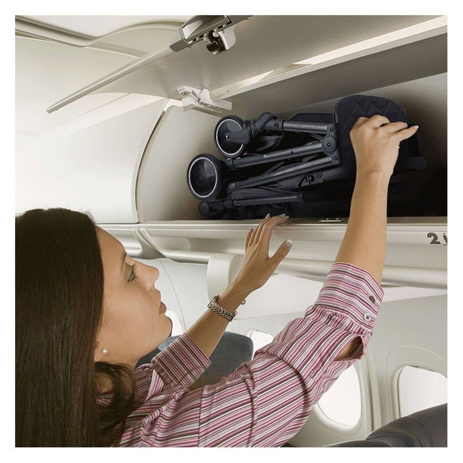 Teknum Grey Travel Lite Stroller + Sunveno Diaper Bag Black With Hooks Teknum Grey Travel Lite Stroller + Sunveno Diaper Bag Black With Hooks