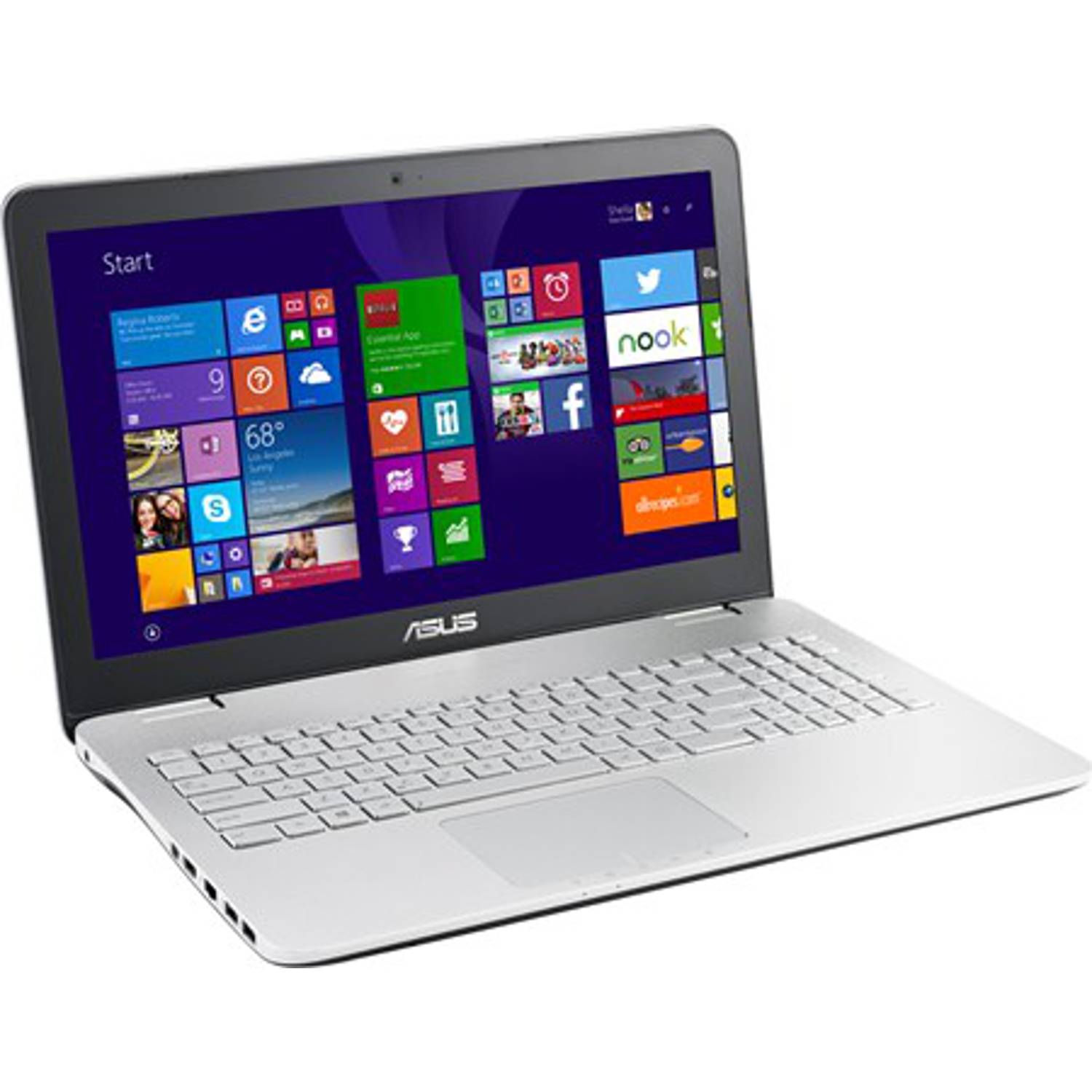Asus N551JX-CM231T Laptop - Core i7 3.2GHz 16GB 1TB+24GB 4GB Win10 15.6inch FHD Silver Asus N551JX-CM231T Laptop - Core i7 3.2GHz 16GB 1TB+24GB 4GB Win10 15.6inch FHD Silver