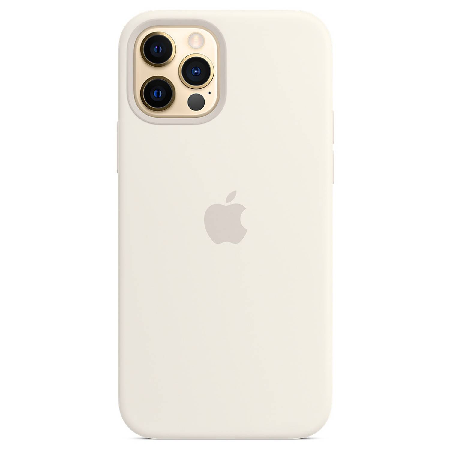 Apple iPhone 12 | 12 Pro Silicone Case with MagSafe - White Apple iPhone 12 | 12 Pro Silicone Case with MagSafe - White