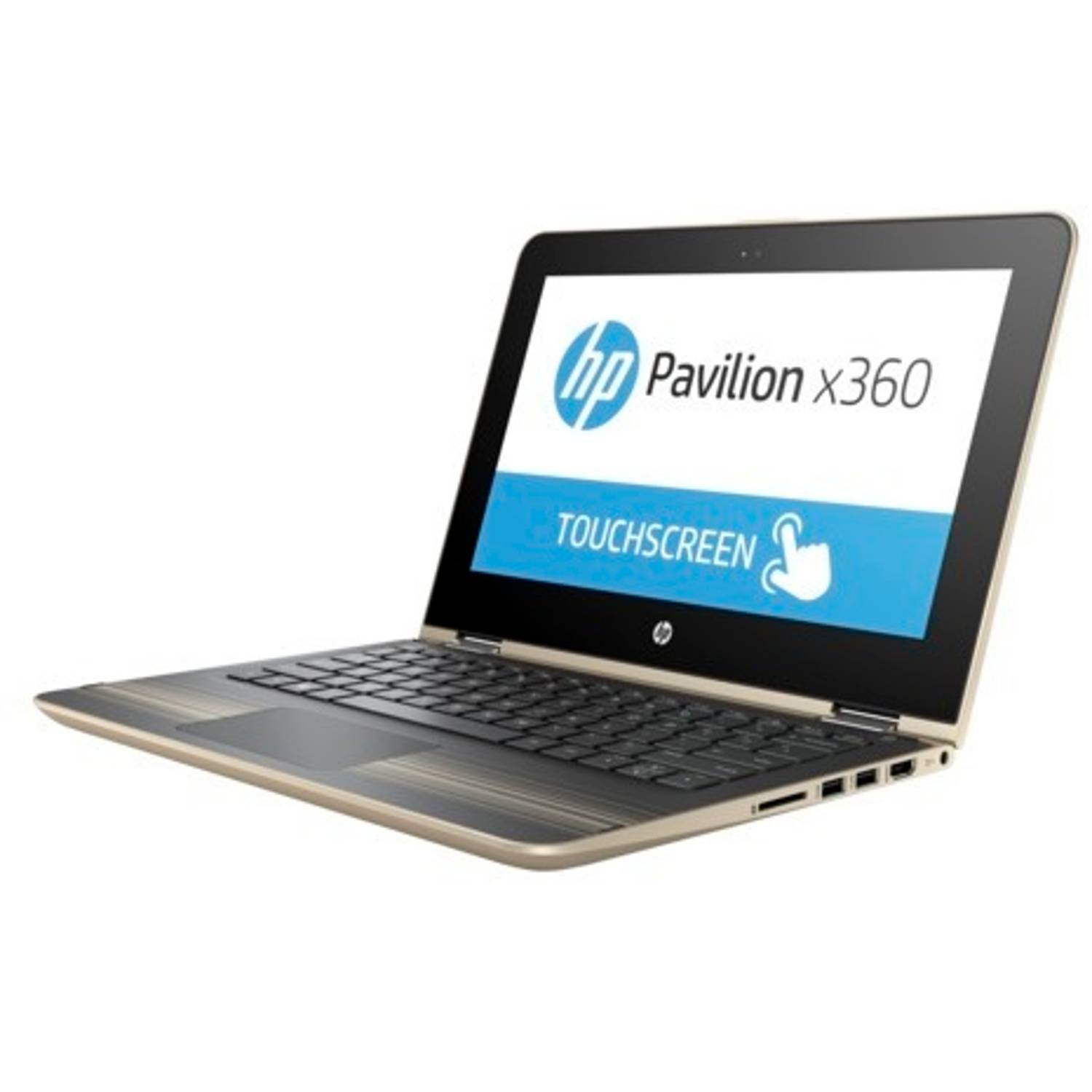 HP Pavilion x360 11-U002NE Convertible Touch Laptop - Celeron 1.6GHz 4GB 500GB Shared Win10 11.6inch HD Gold HP Pavilion x360 11-U002NE Convertible Touch Laptop - Celeron 1.6GHz 4GB 500GB Shared Win10 11.6inch HD Gold
