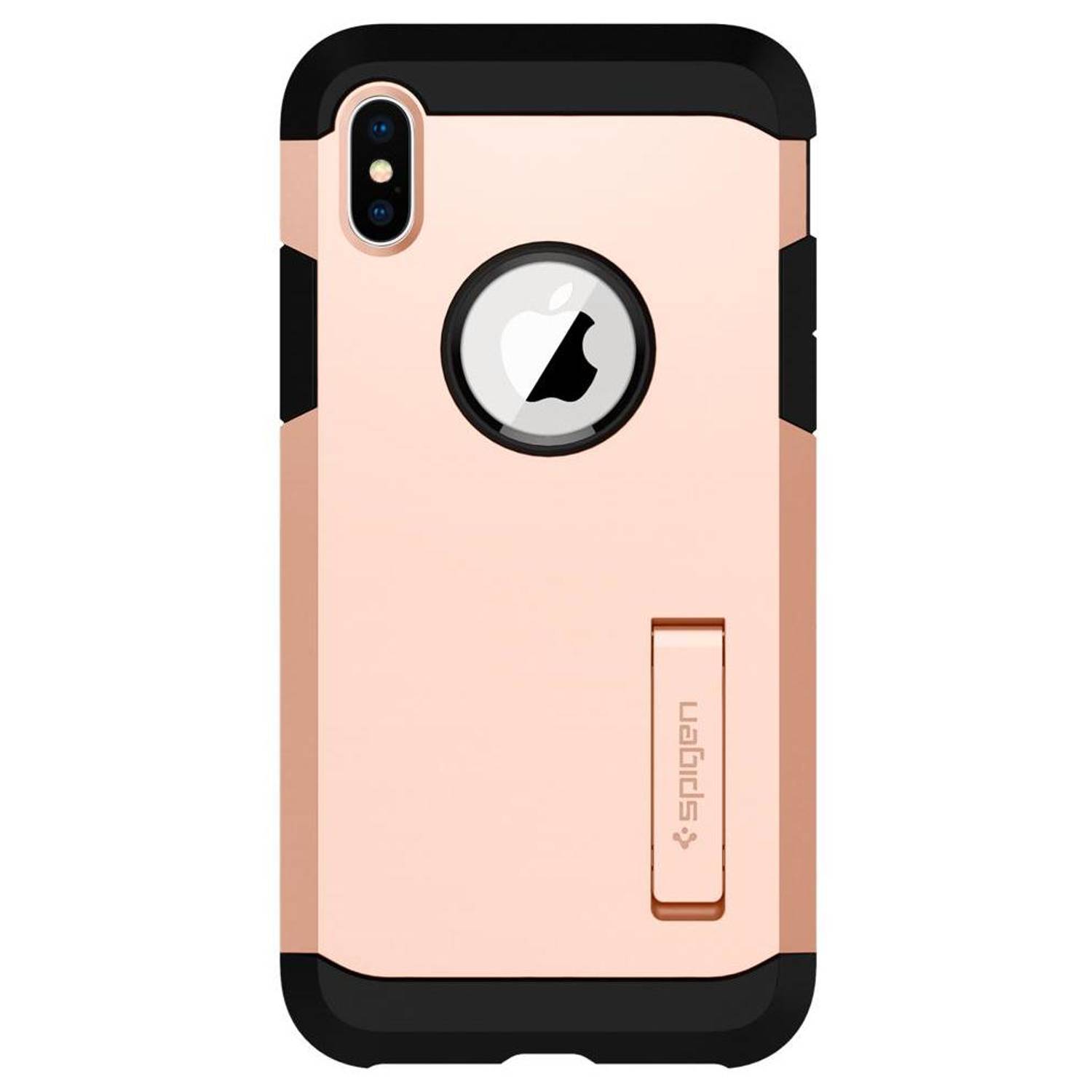 Spigen Tough Armor Case Brush Gold For Apple iPhone X - 057CS22162 Spigen Tough Armor Case Brush Gold For Apple iPhone X - 057CS22162