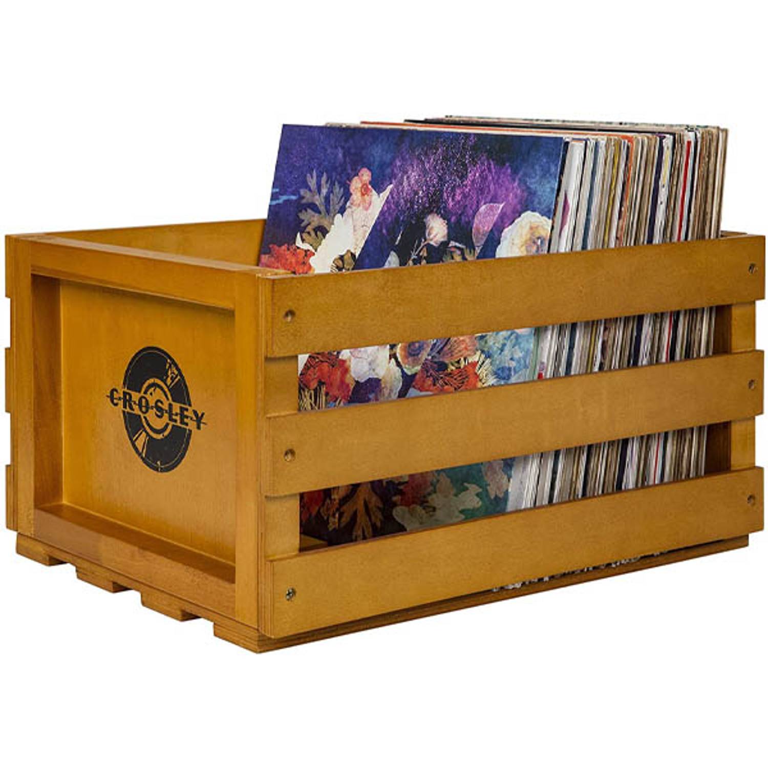 Crosley Record Storage Crate Acorn Crosley Record Storage Crate Acorn