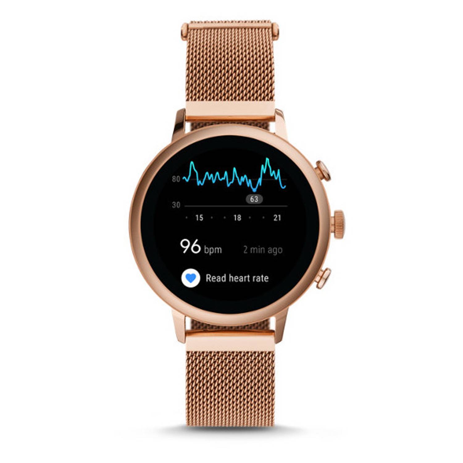 Fossil Venture HR Gen4 Stainless Steel Smart Watch Women Fossil Venture HR Gen4 Stainless Steel Smart Watch Women