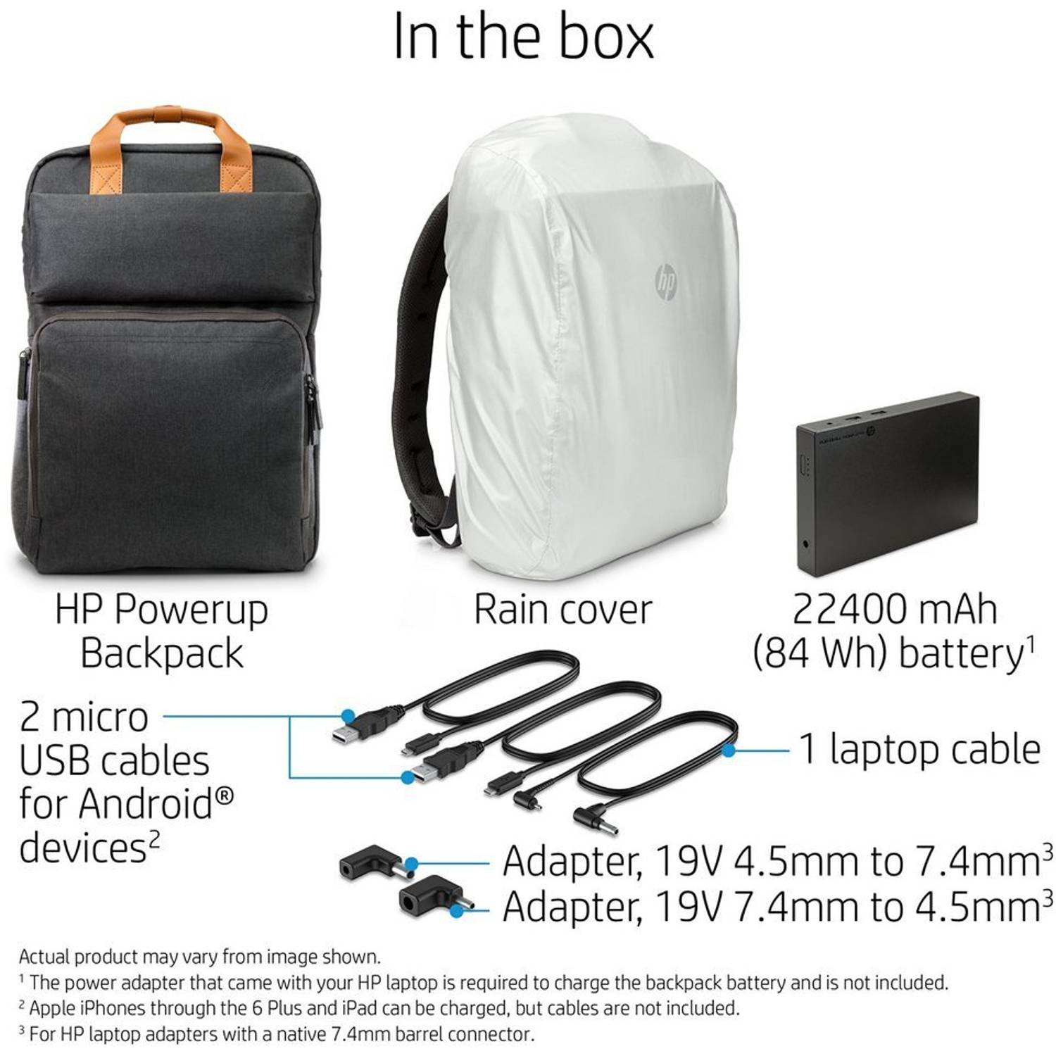 HP W7Q03AA Powerup Backpack Taupe HP W7Q03AA Powerup Backpack Taupe