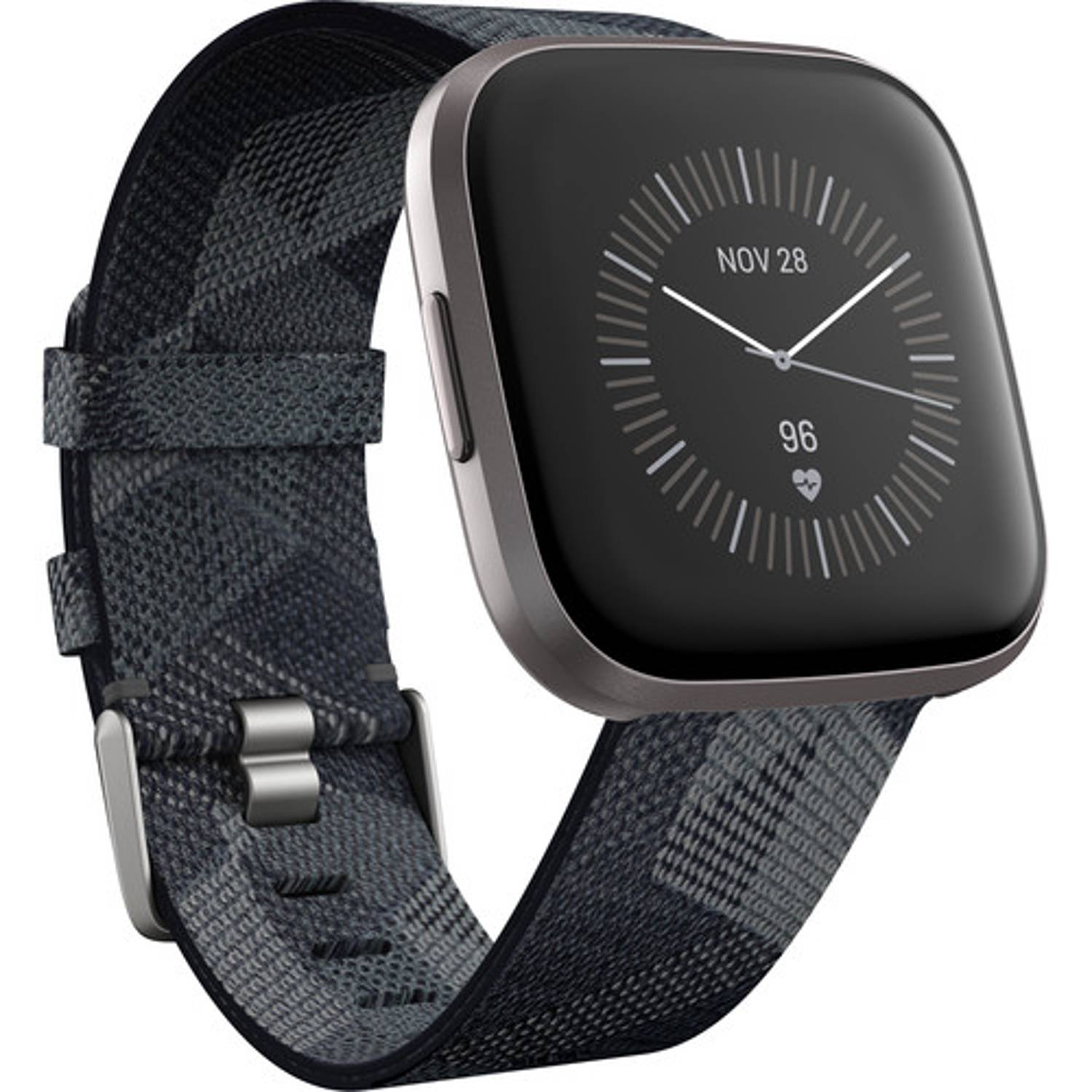 Fitbit Versa 2 Special Edition Smartwatch Smoke Woven / Mist Grey Aluminium Fitbit Versa 2 Special Edition Smartwatch Smoke Woven / Mist Grey Aluminium