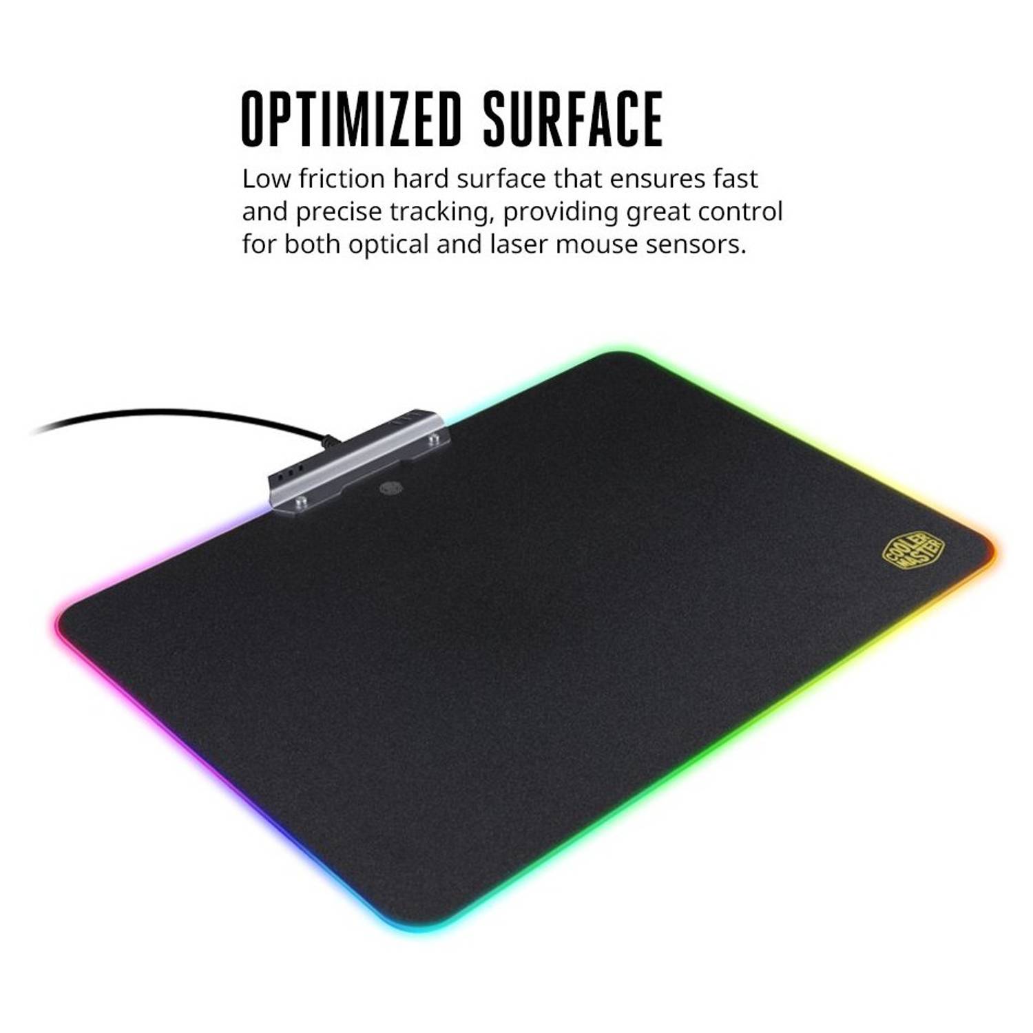 Cooler Master MPA-MP720 RGB Hard Gaming MousePad Cooler Master MPA-MP720 RGB Hard Gaming MousePad