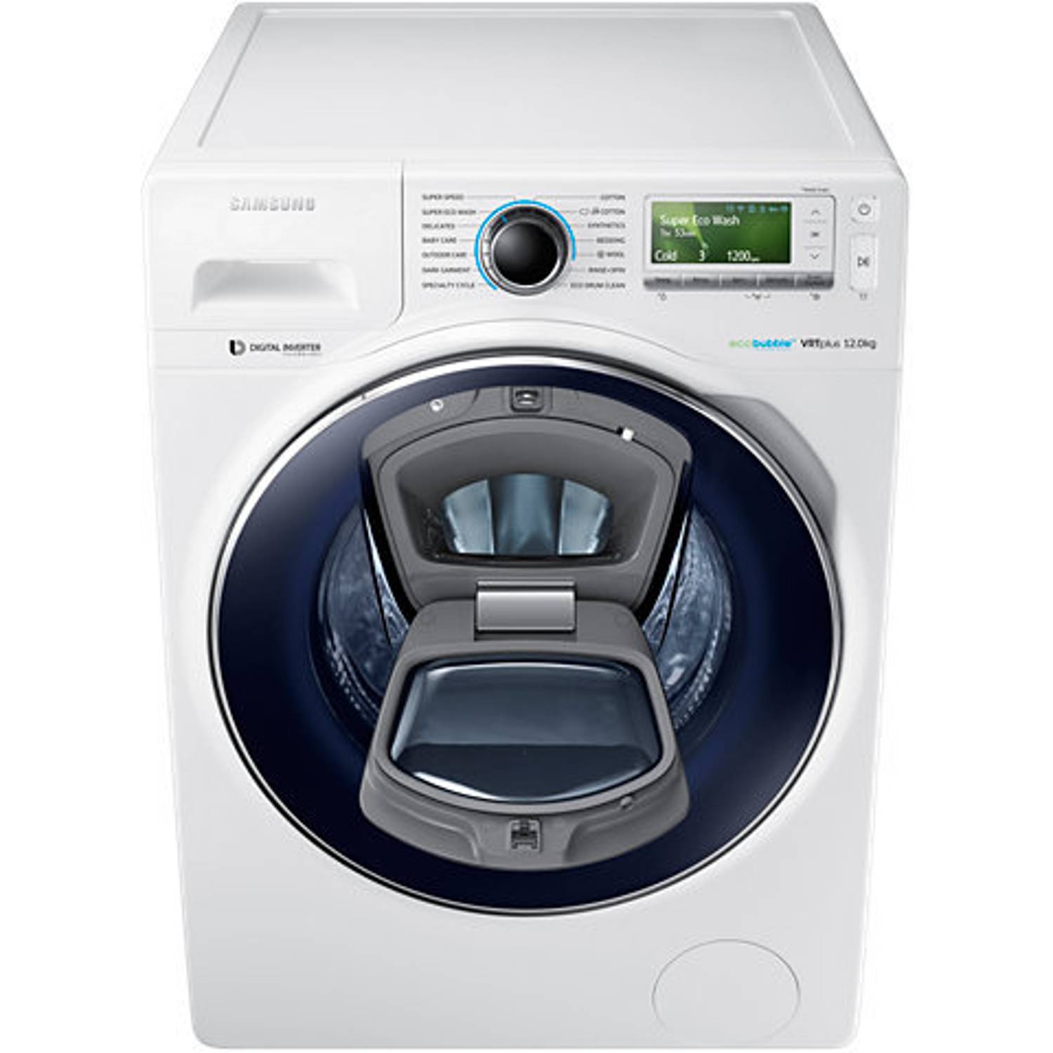 Samsung Front Load Washing Machine 12kg WW12K84120W/SG Samsung Front Load Washing Machine 12kg WW12K84120W/SG