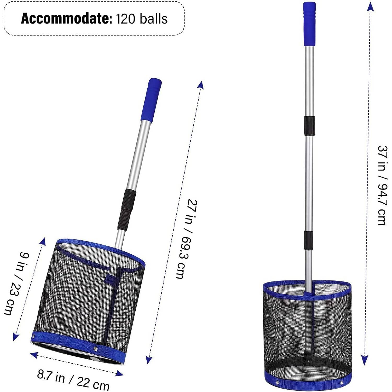 ULTIMAX Pingpong Ball Retriever, Table Tennis Ball Picker Ball Pick Up Net Bag Table Tennis Ball Picker Container Training Tool for Ball(Blue) ULTIMAX Pingpong Ball Retriever, Table Tennis Ball Picker Ball Pick Up Net Bag Table Tennis Ball Picker Container Training Tool for Ball(Blue)