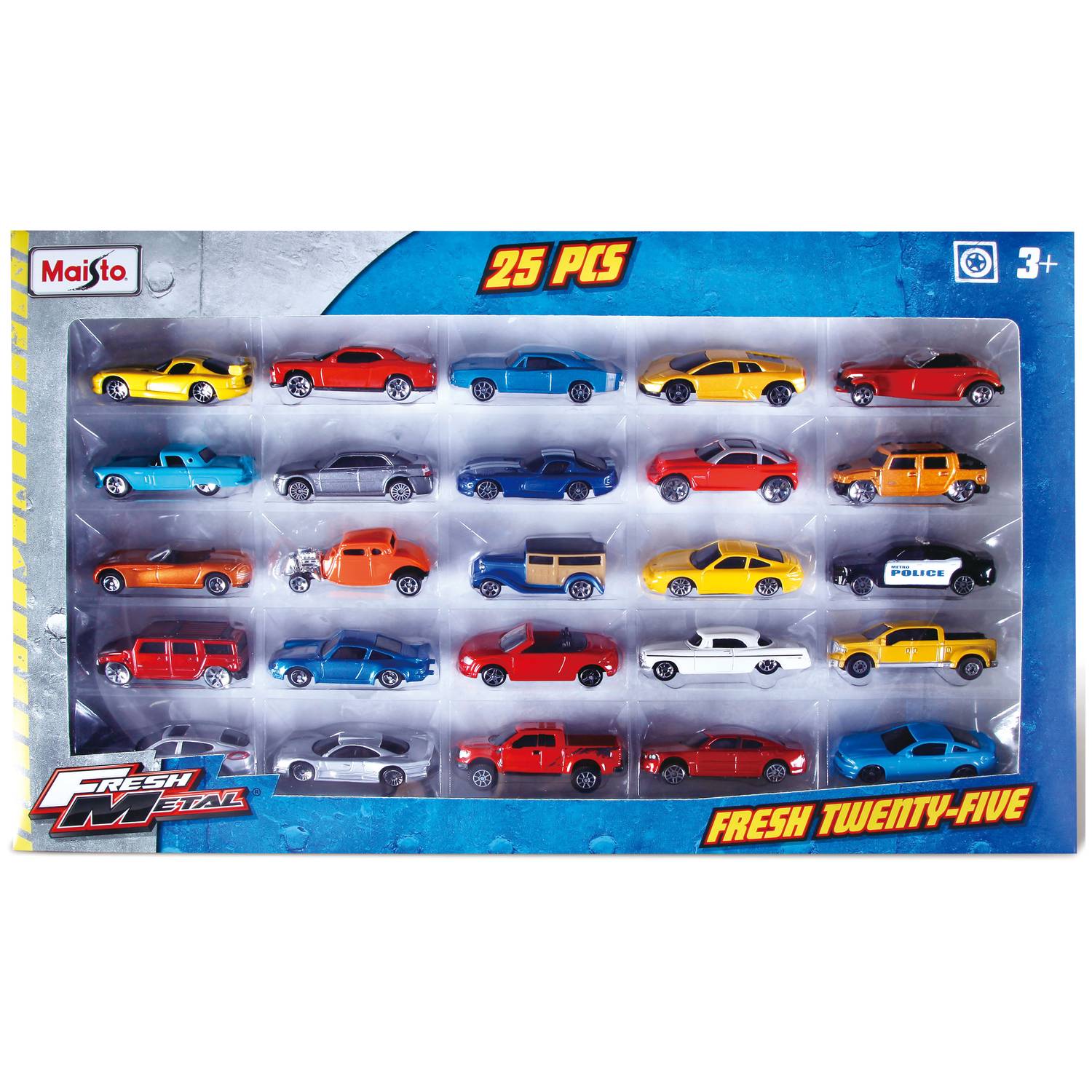 Maisto 12005 Fresh Metal 25 Pack - Color May Vary Maisto 12005 Fresh Metal 25 Pack - Color May Vary