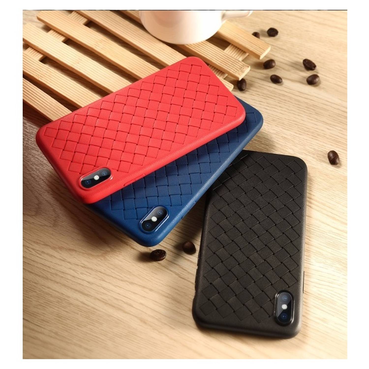 Benks Woven TPU Protective Case For iPhone XR - Blue Benks Woven TPU Protective Case For iPhone XR - Blue