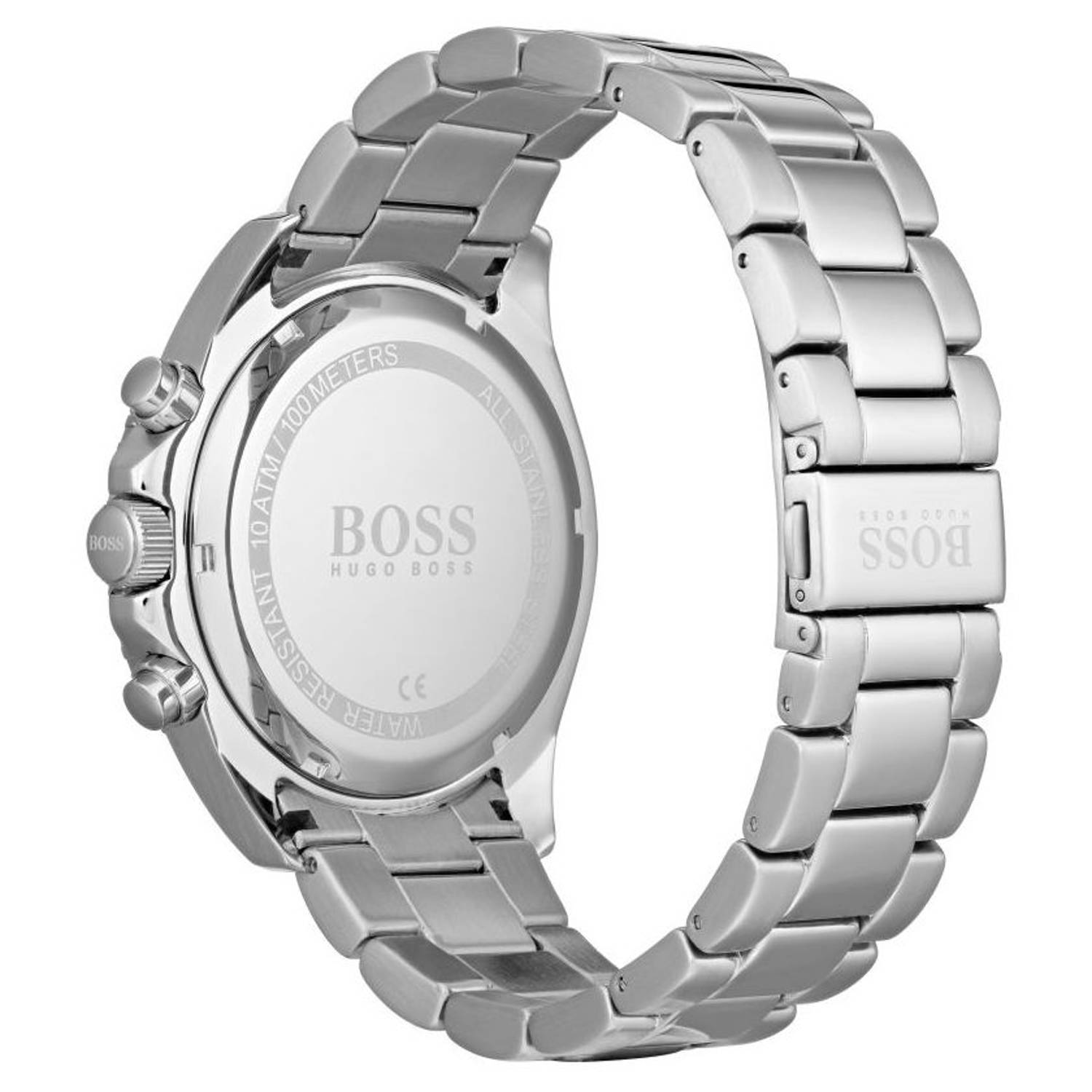 Hugo Boss 1513704 Ocean Edition Quartz Chrono Silver St Steel Watch Men Hugo Boss 1513704 Ocean Edition Quartz Chrono Silver St Steel Watch Men