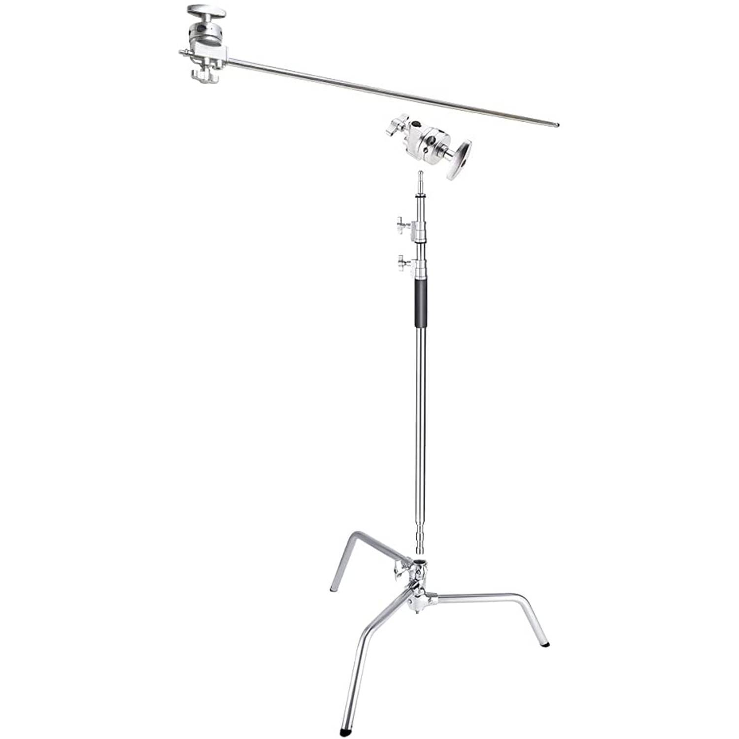 Coopic C Stand Stainless Steel 336cm/10.8ft Max. Height Studio Photo Video 4 Feet Holding Arm Grip With Turtle Base For Light Reflector (2pack Cstand) Coopic C Stand Stainless Steel 336cm/10.8ft Max. Height Studio Photo Video 4 Feet Holding Arm Grip With Turtle Base For Light Reflector (2pack Cstand)